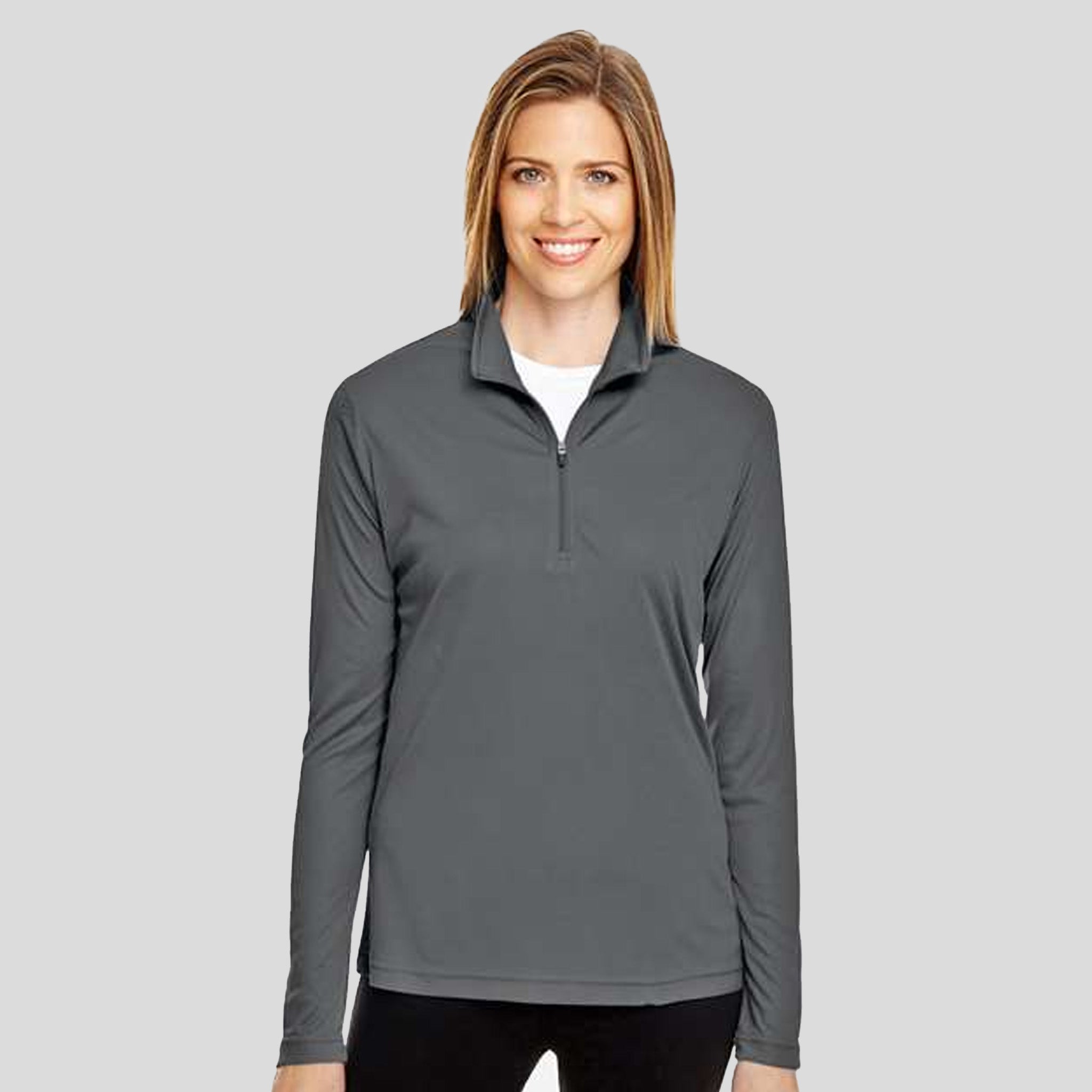 Women's Zone Performance Quarter-Zip Pullover | Sport Graphite