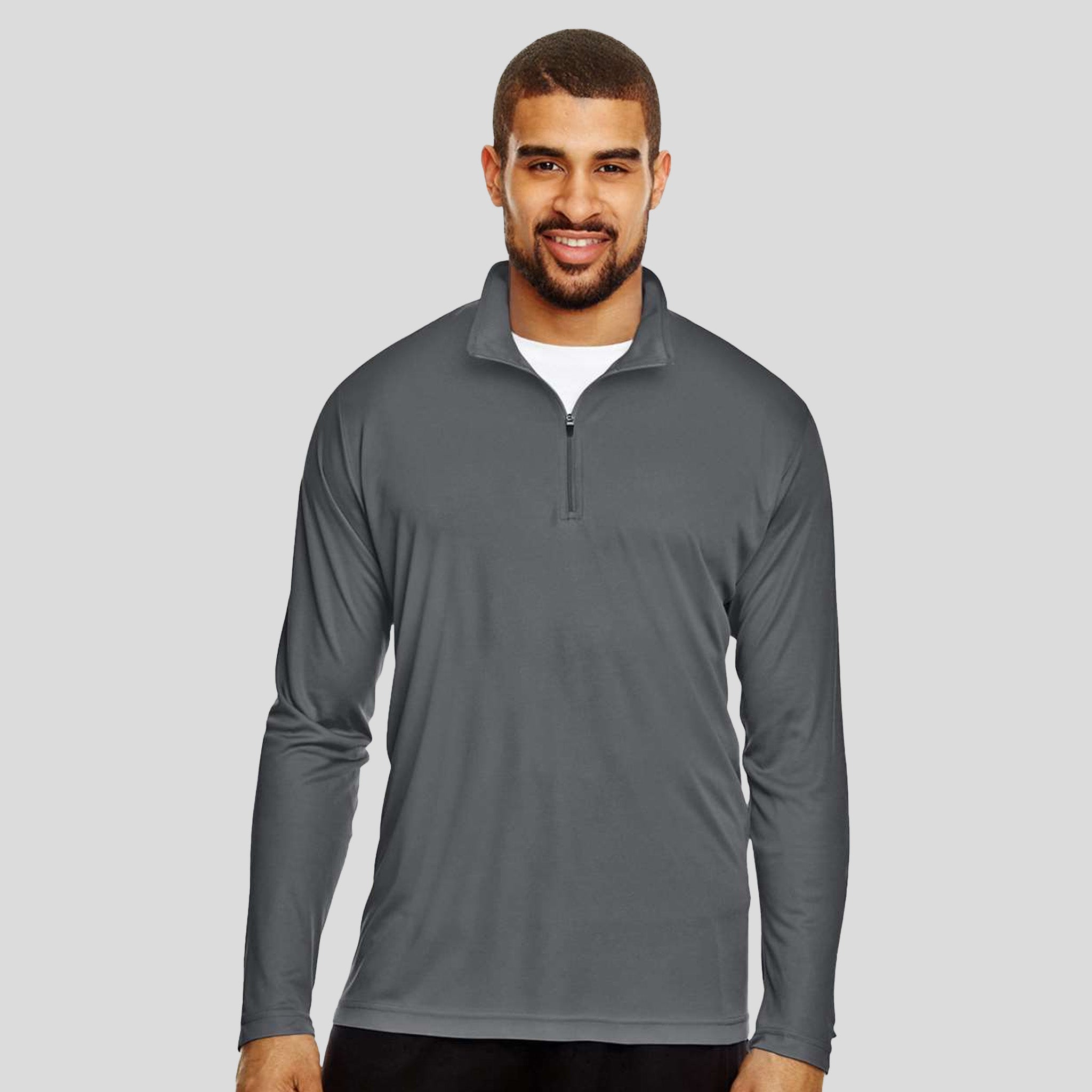 Men's Zone Performance Quarter-Zip Pullover | Sport Graphite