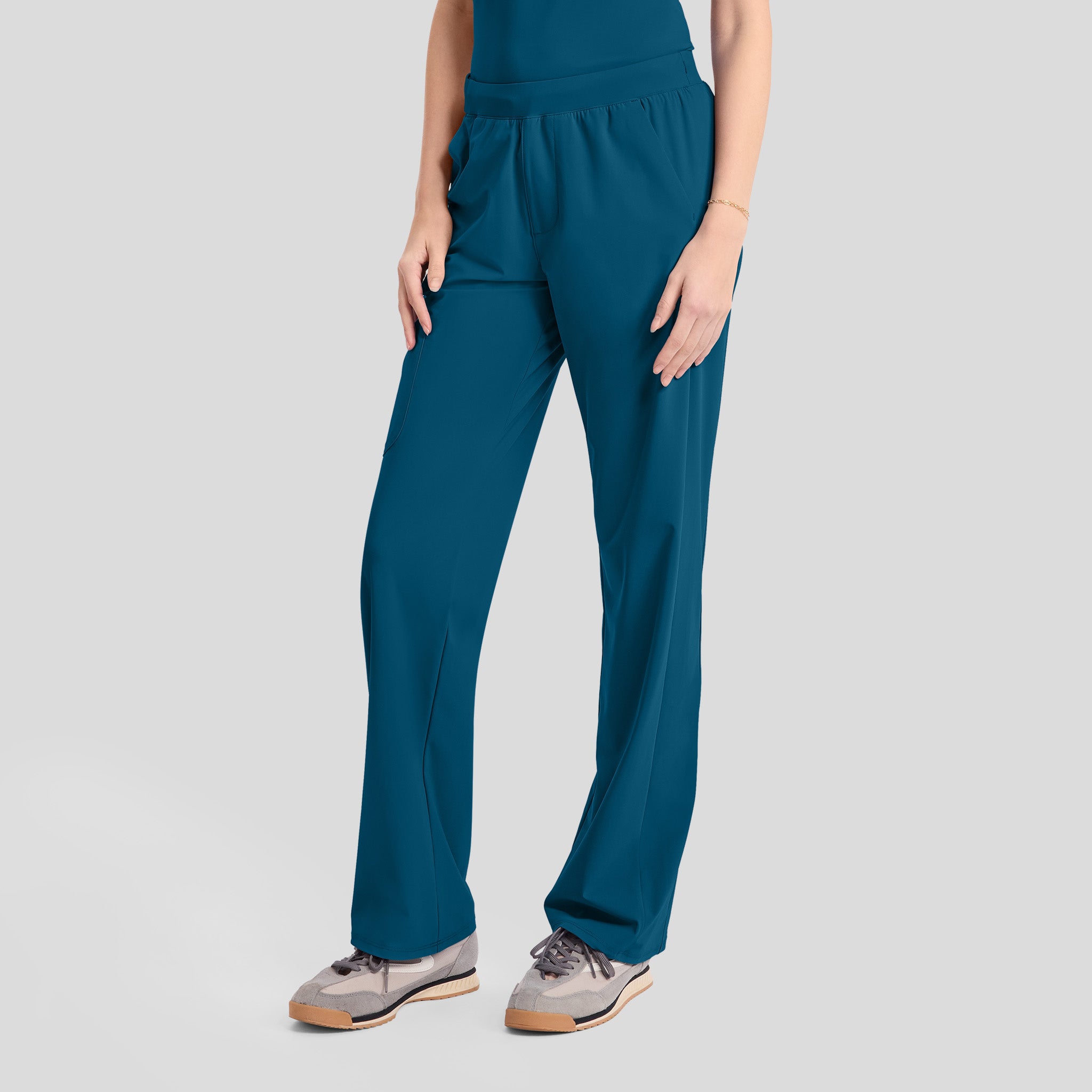 4-Pocket Straight Leg Pant | Caribbean