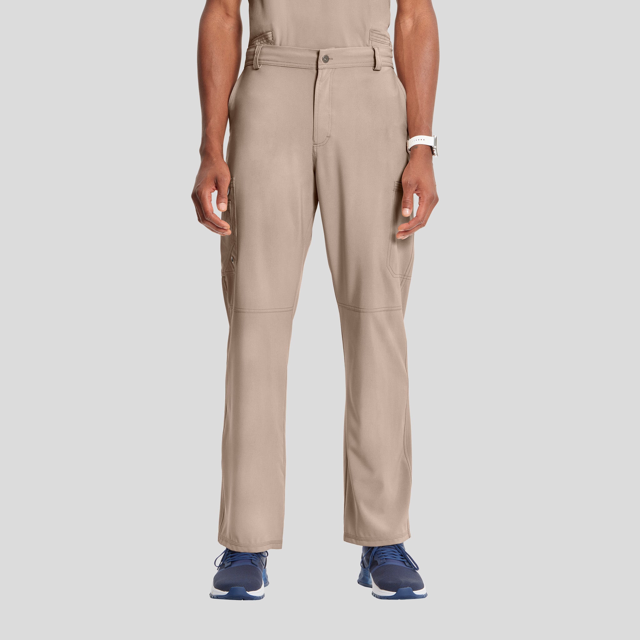 Men's Zip Fly Cargo Scrub Pant | Khaki