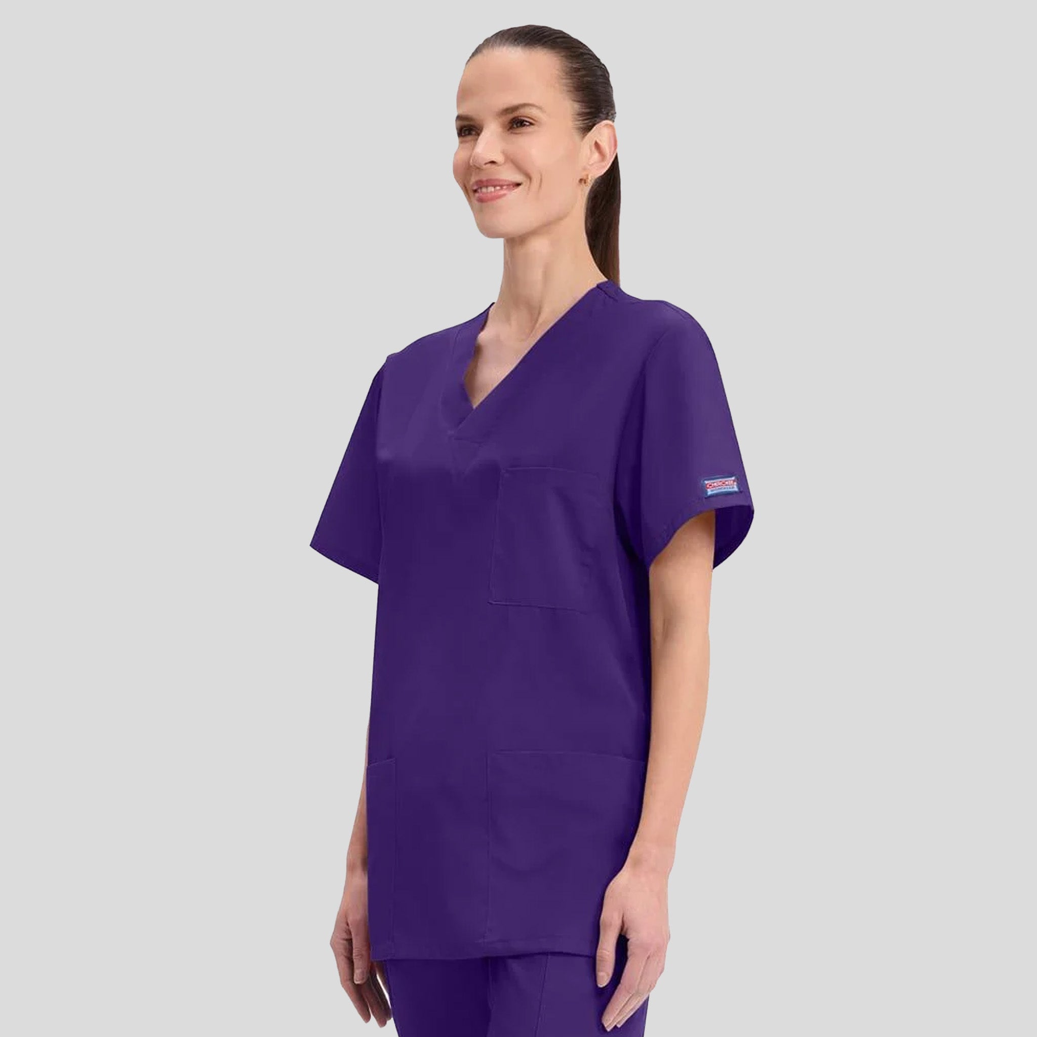 Unisex V-Neck 3 Pocket | Grape