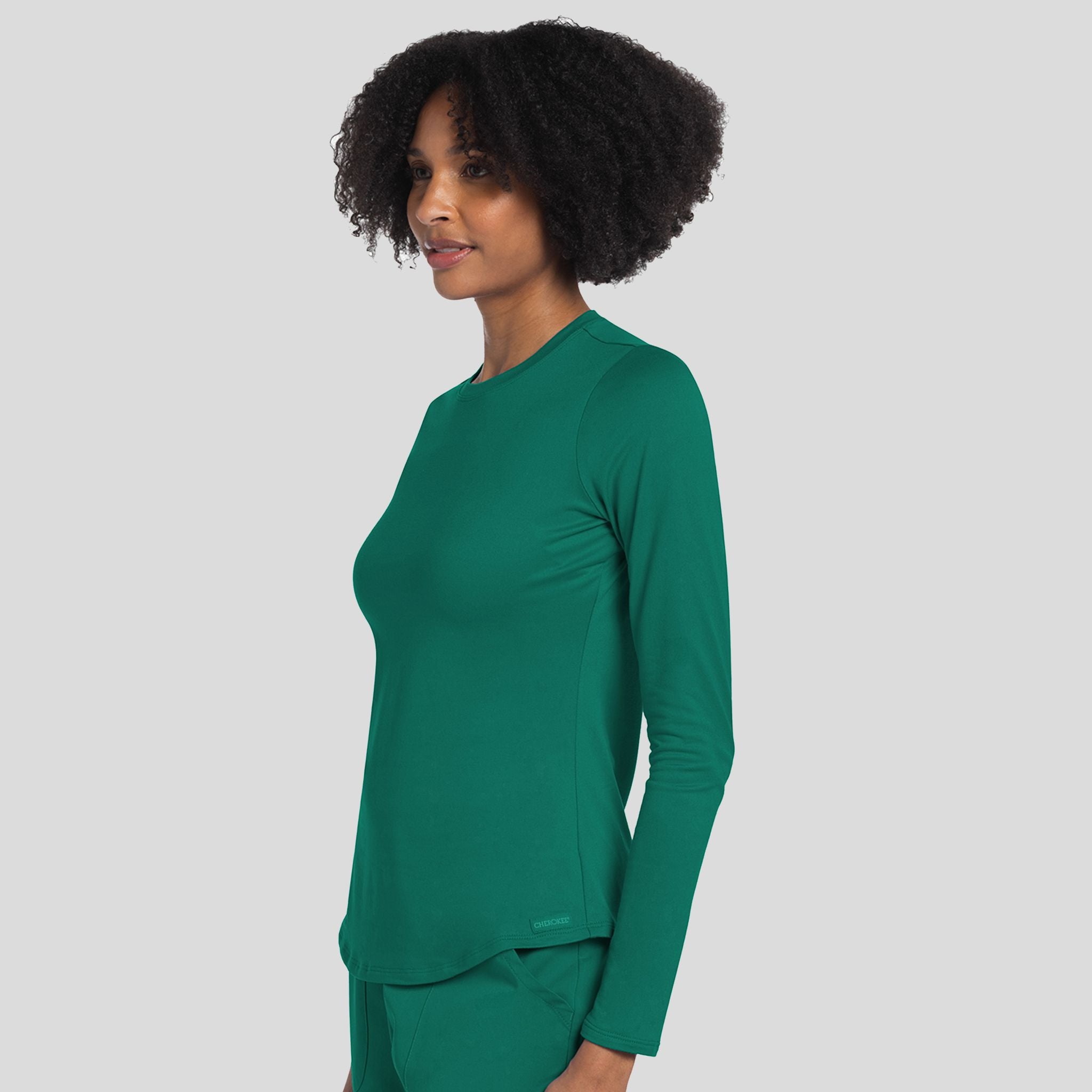 Long Sleeve Underscrub Knit Tee | Hunter