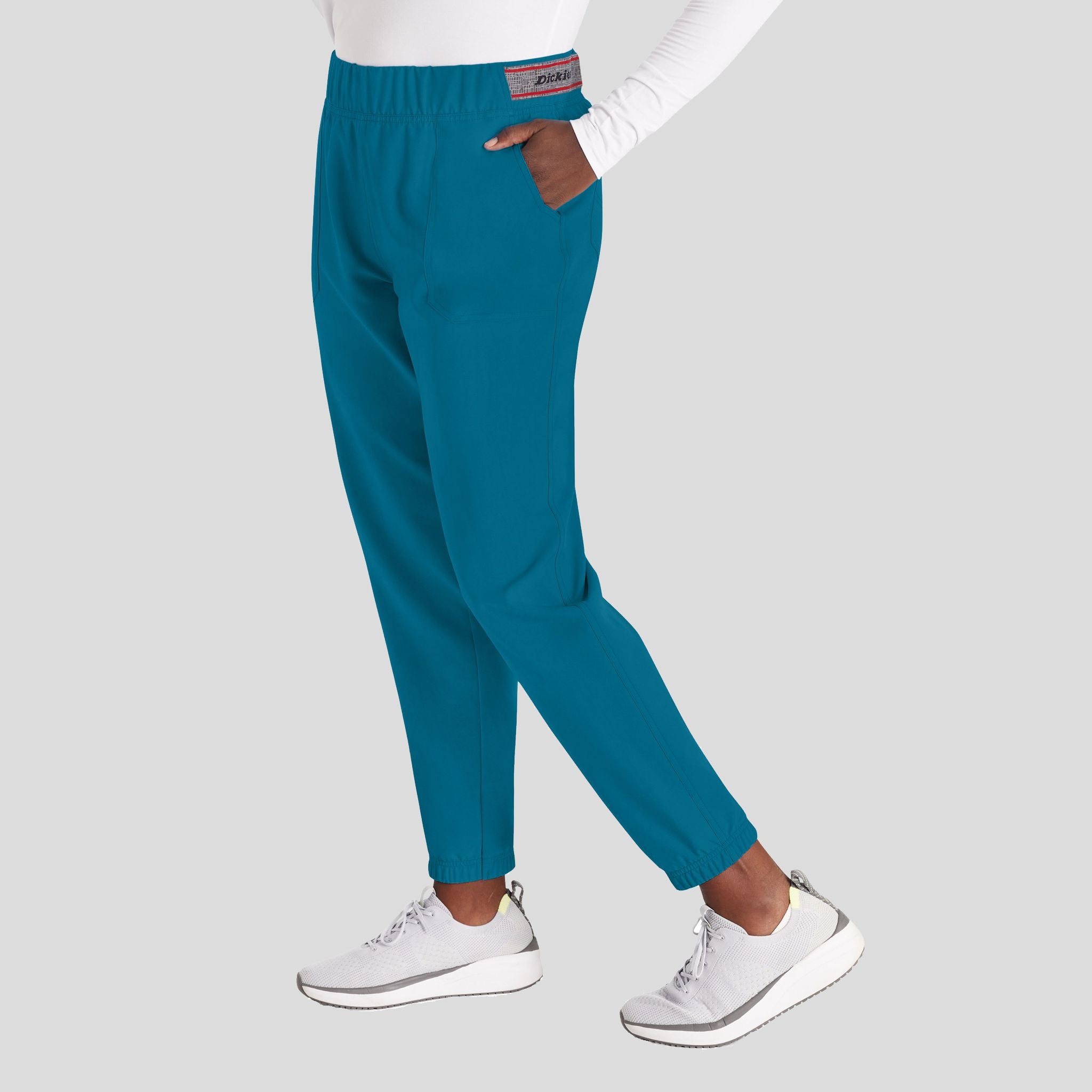 Women's Mid Rise Jogger Scrub Pant | Caribbean