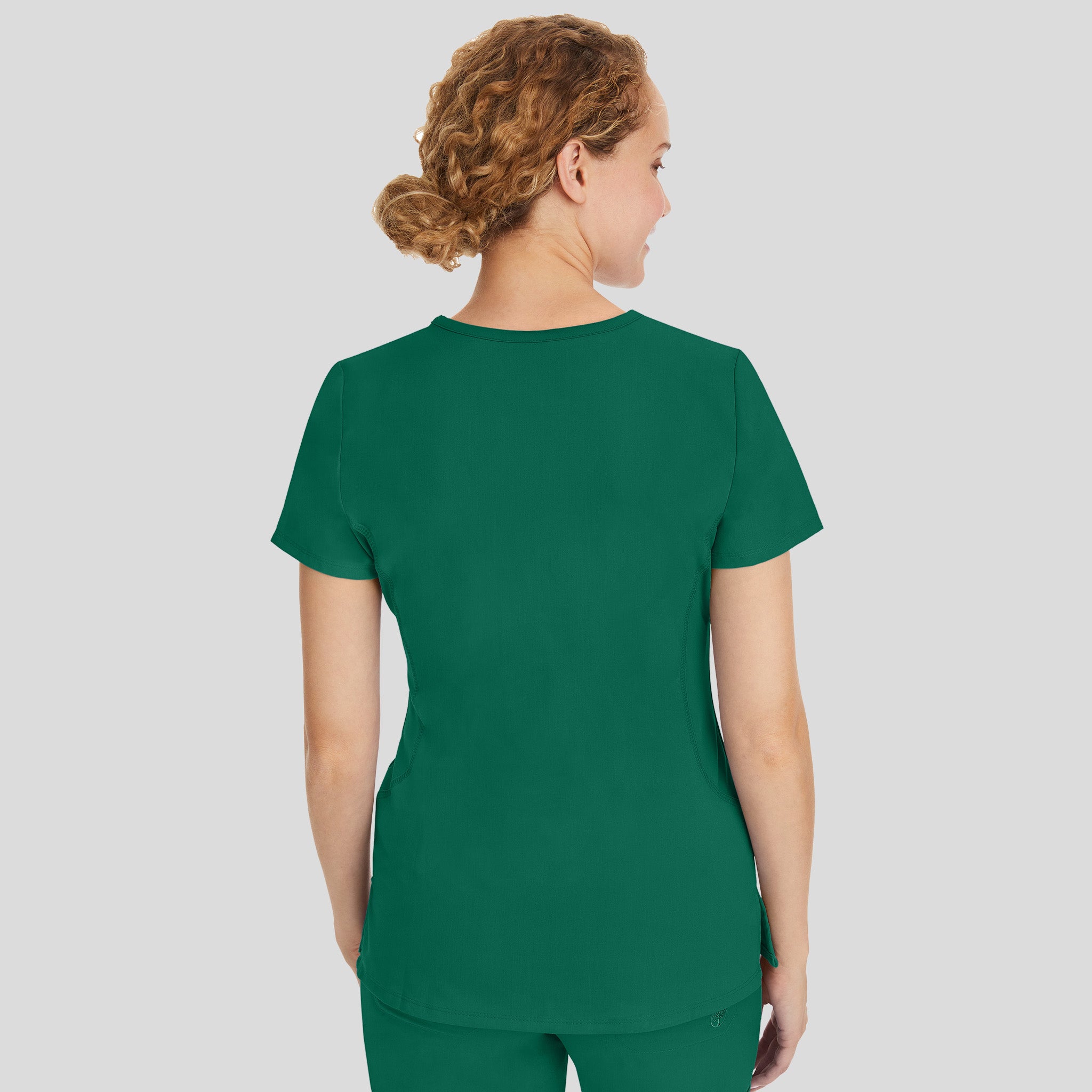 Juliet V-Neck Yoga Scrub Top | Hunter
