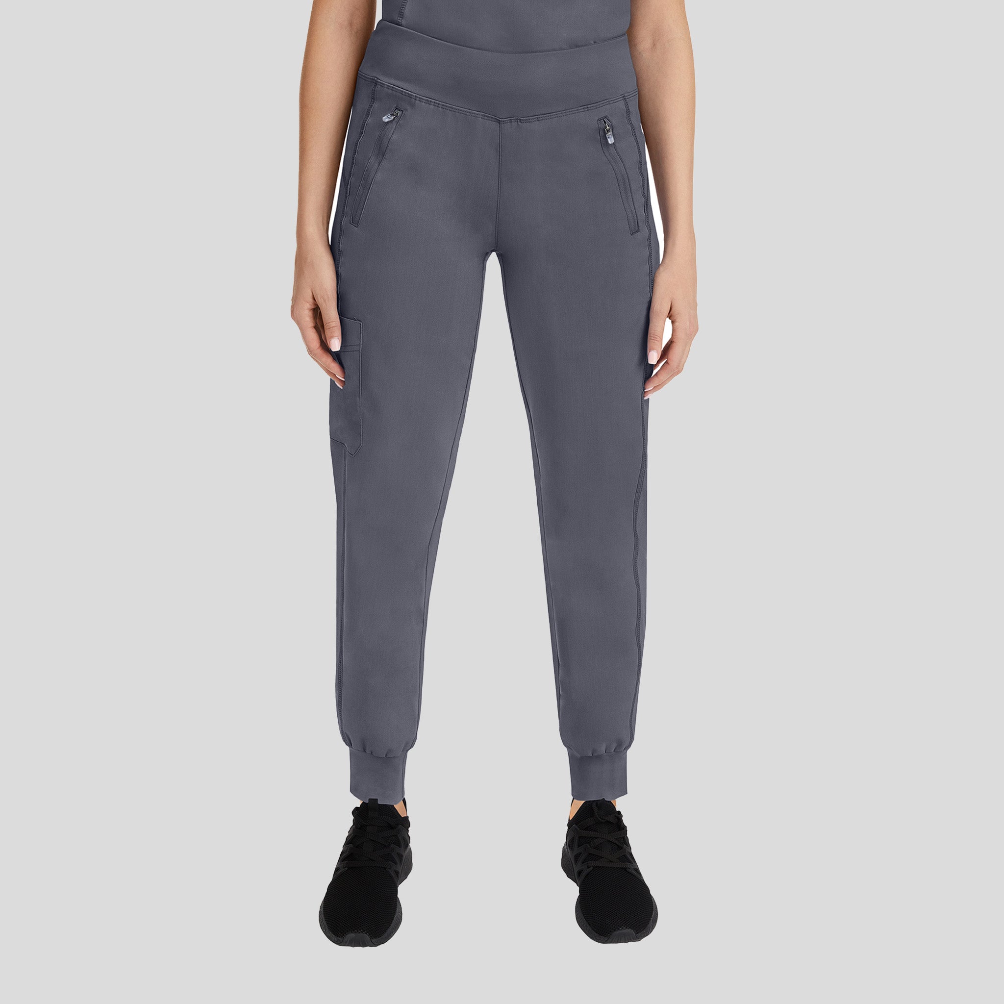 Tara Yoga Jogger Scrub Pant | Pewter