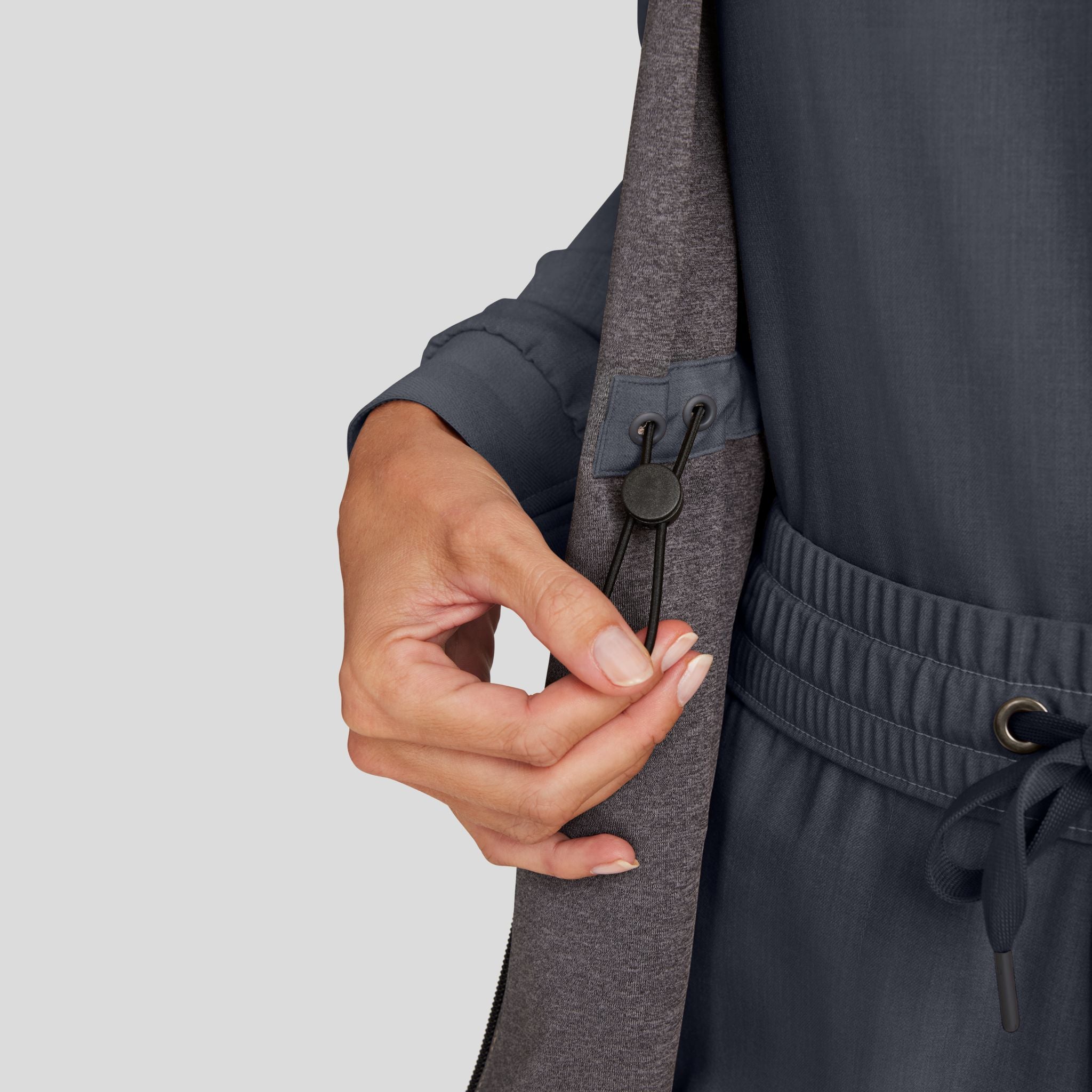 Women's Brooks Utility Scrub Jacket | Pewter