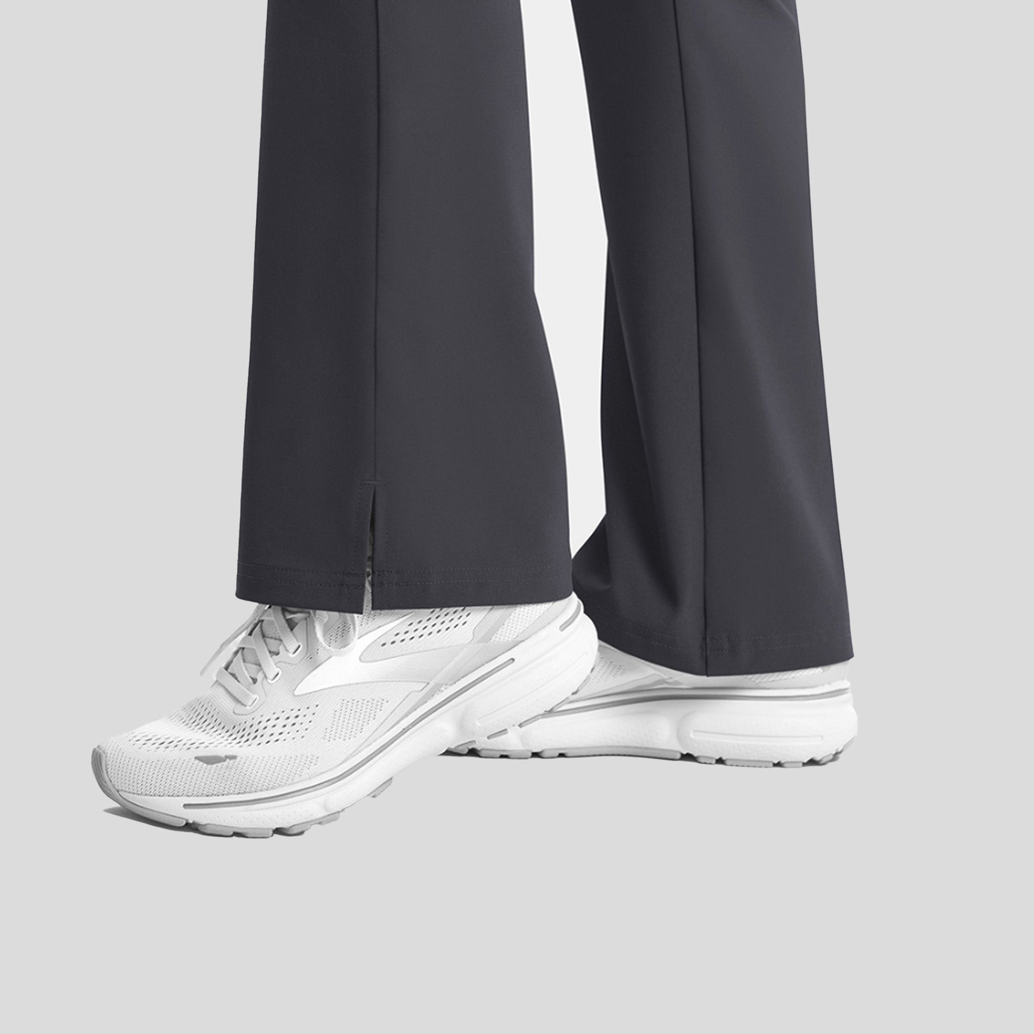 Womenβs Yoga Waistband Flare Pant | Pewter