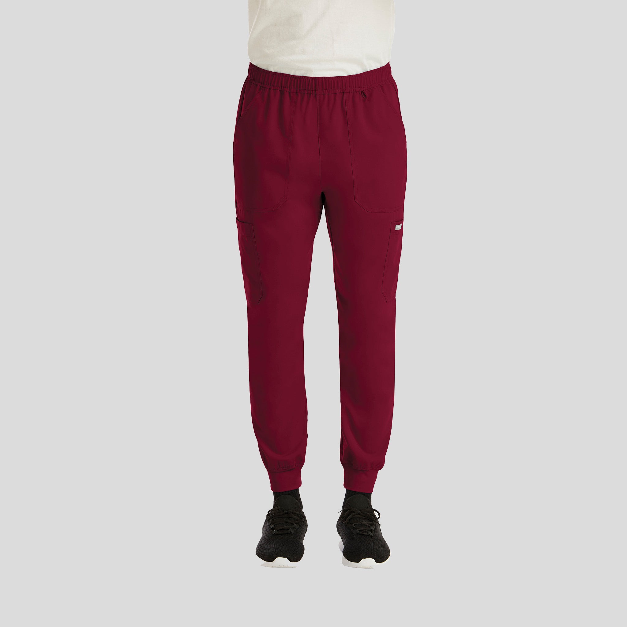 Menβs Full Elastic Jogger | Wine