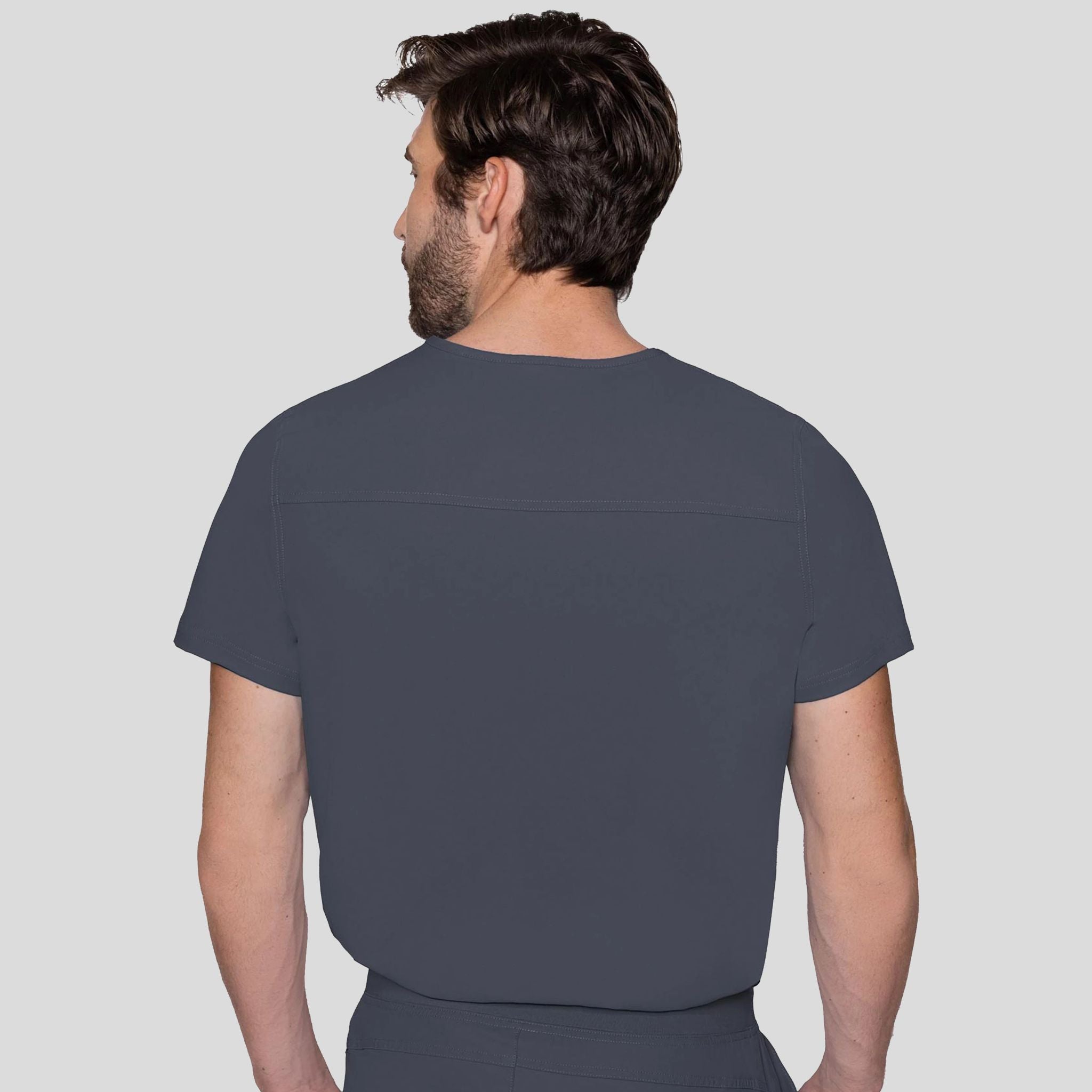 Mens 1 Pocket Top | Pewter