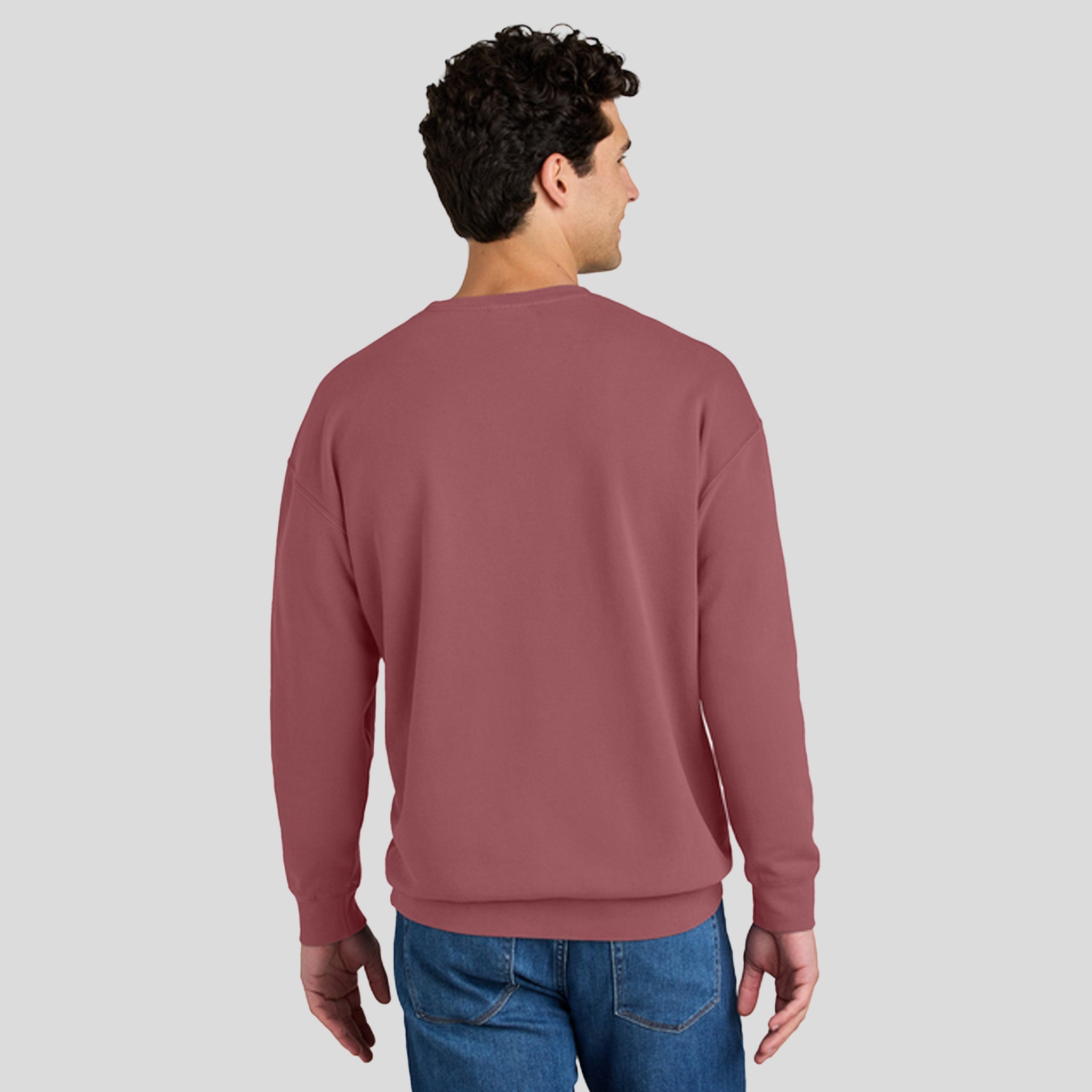 Lightweight Crewneck Sweatshirt | Crimson