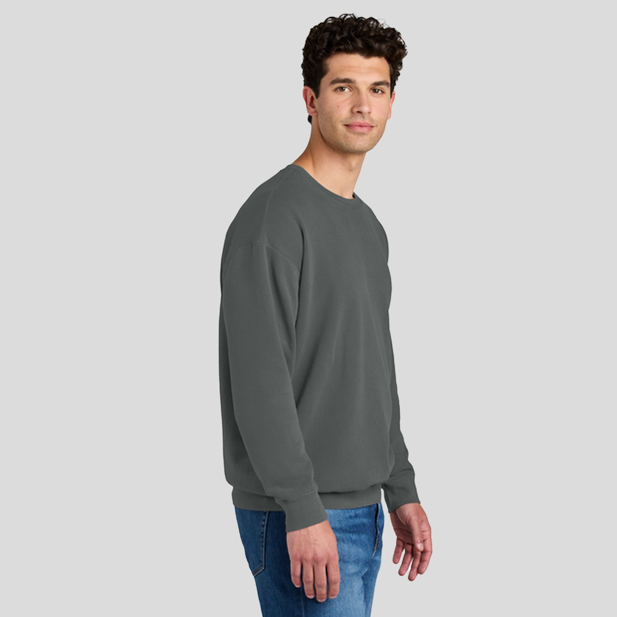 Lightweight Crewneck Sweatshirt | Pepper