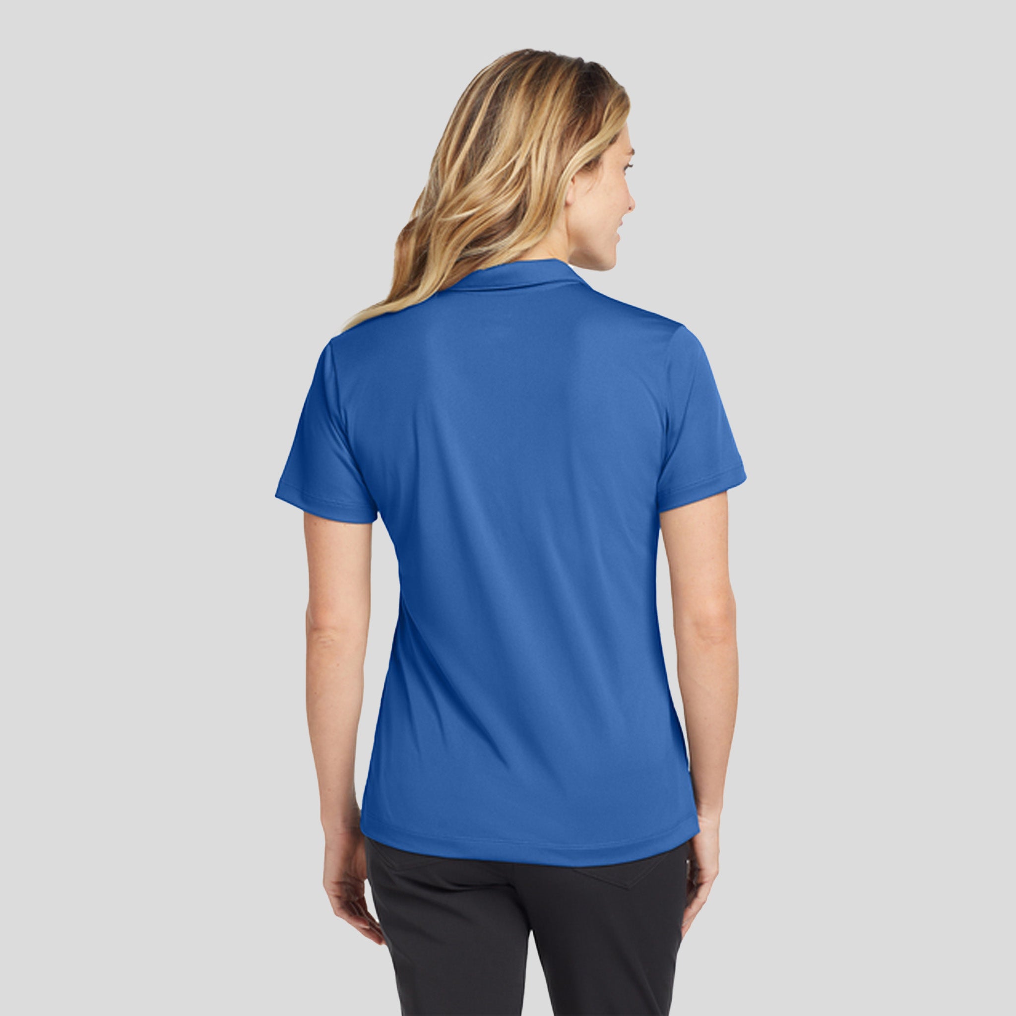 Women's Dri-FIT Vertical Mesh Polo | Gym Blue