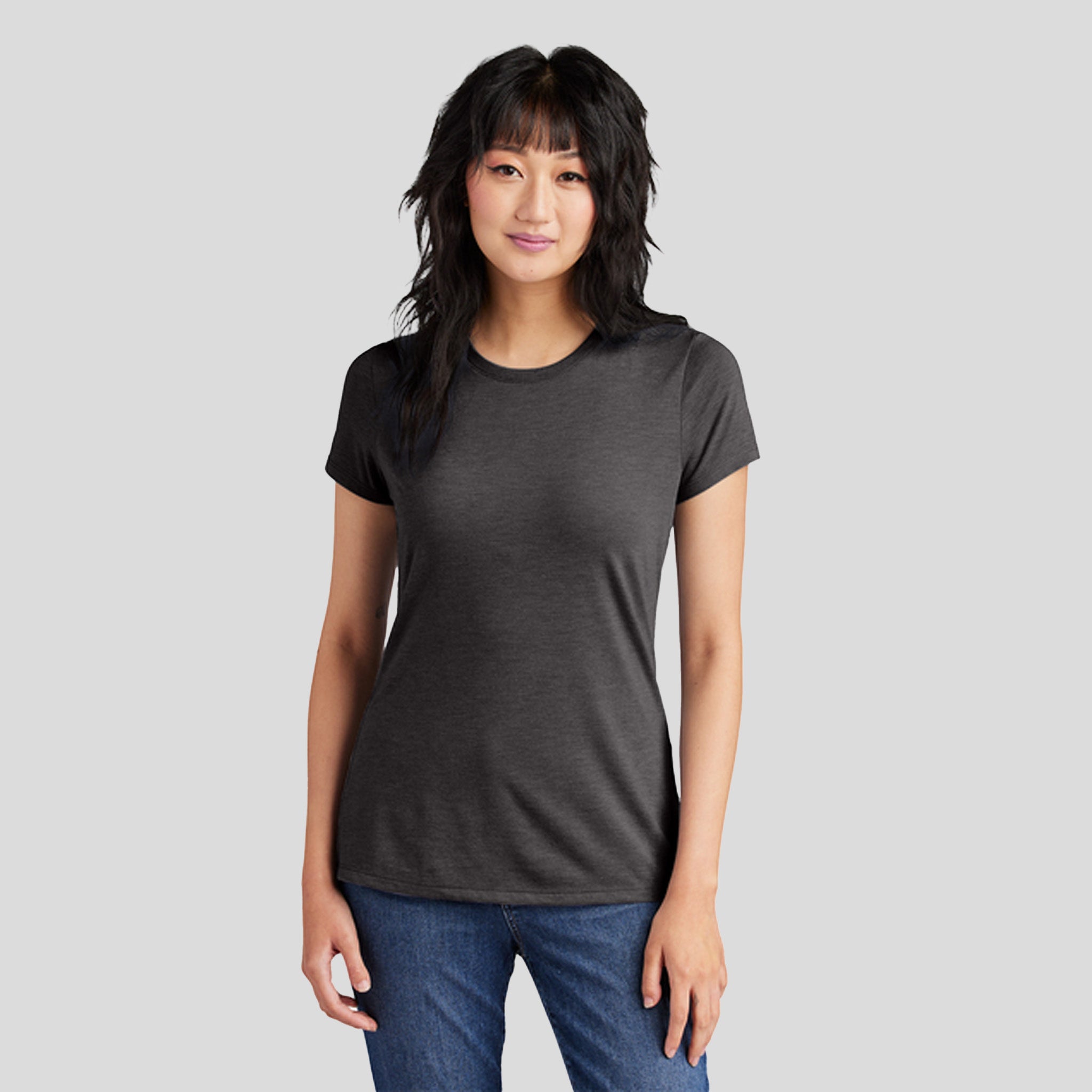 Womenโs Perfect Triยฎ Tee | Heathered Charcoal