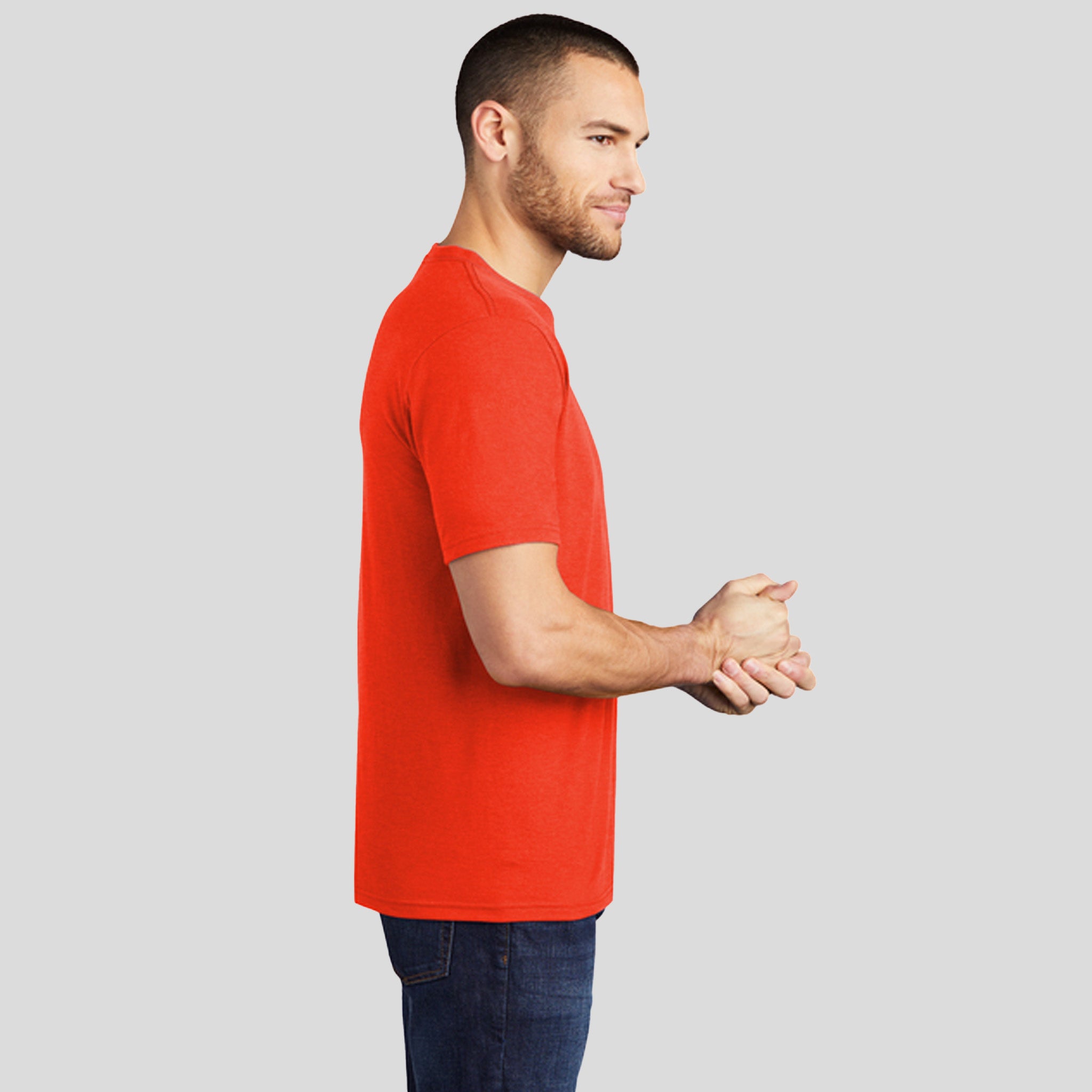 Perfect Triยฎ Tee | Deep Orange Heather