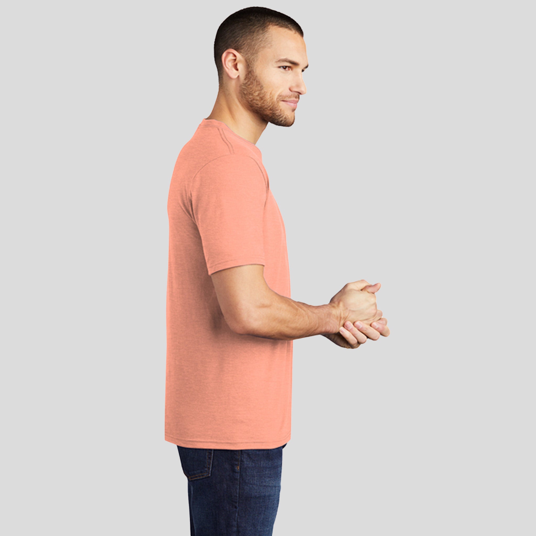 Perfect Triยฎ Tee | Heathered Dusty Peach