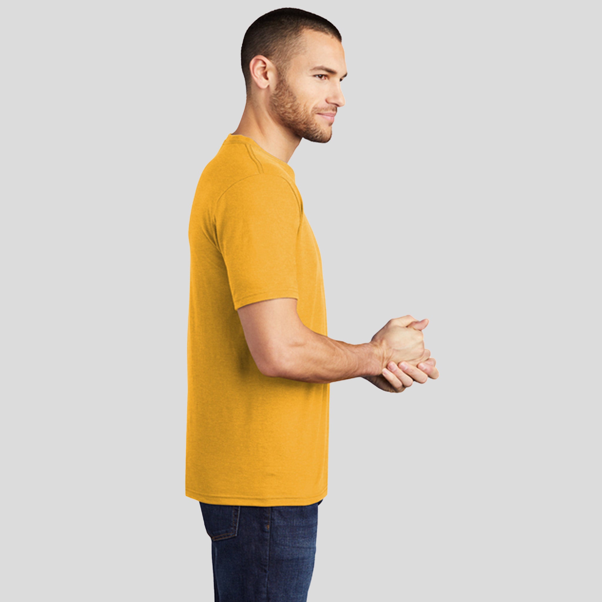 Perfect Triยฎ Tee | Ochre Yellow Heather