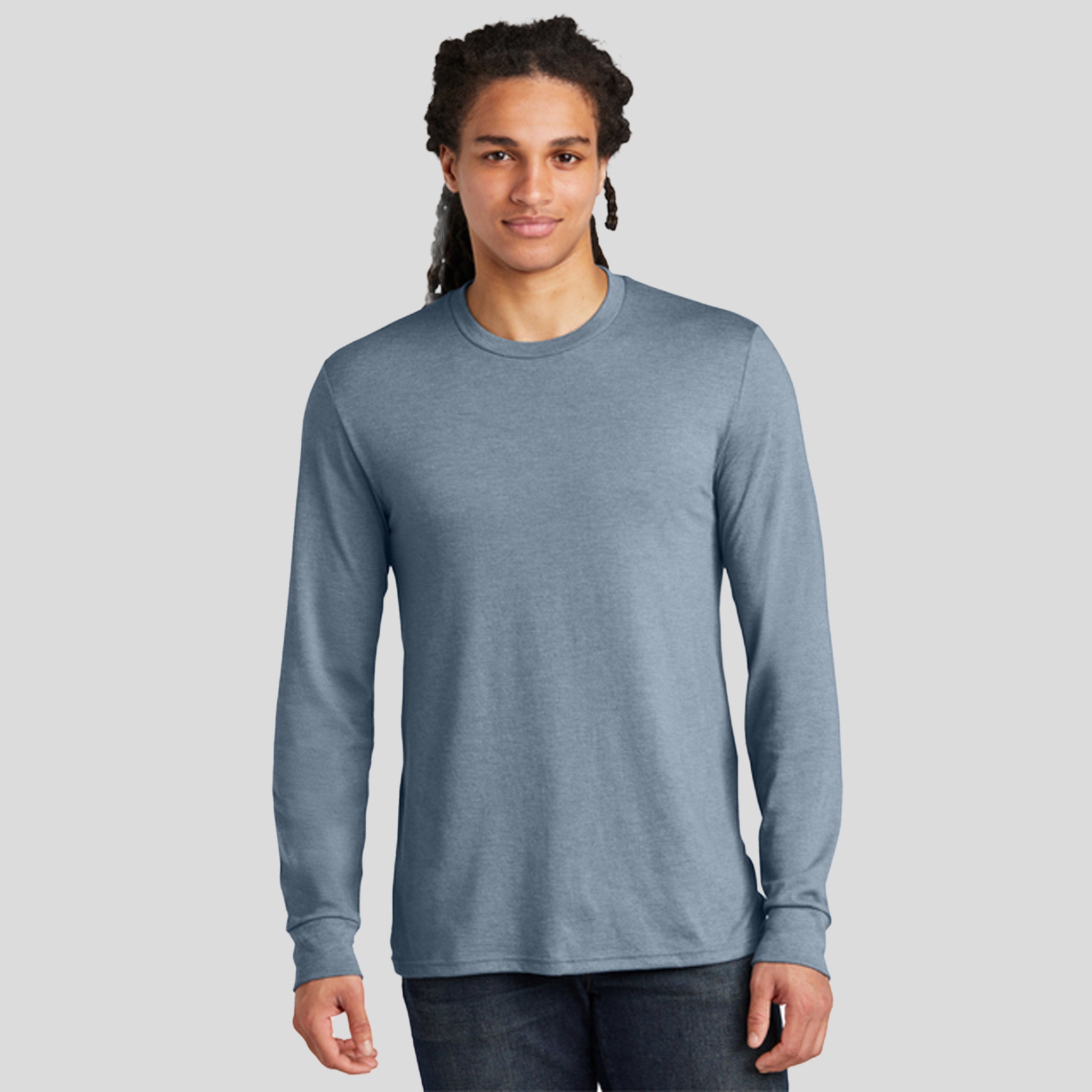 Perfect Triยฎ Long Sleeve Tee | Flint Blue Heather
