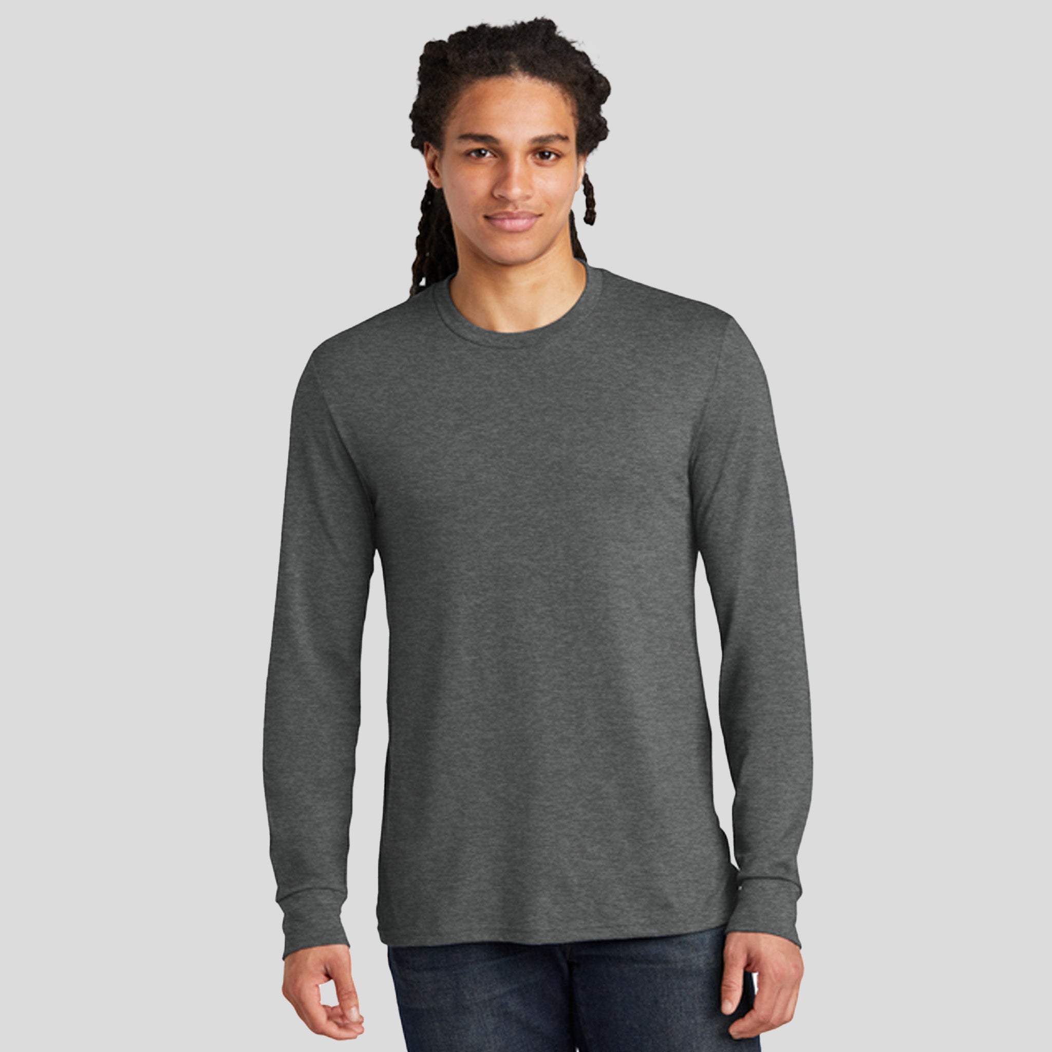 Perfect Triยฎ Long Sleeve Tee | Heathered Charcoal