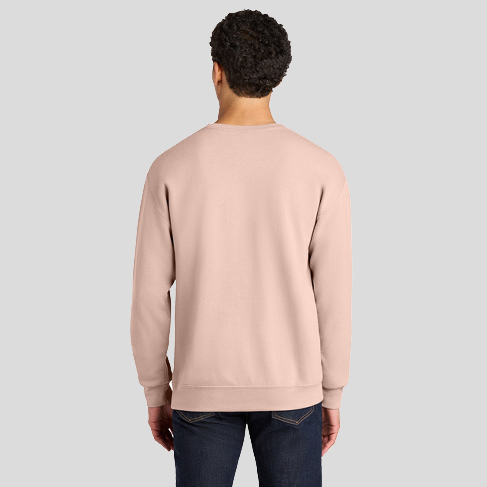 Ultimateβ’ Unisex CVC Ring Spun Crewneck Sweatshirt | Blush Pink