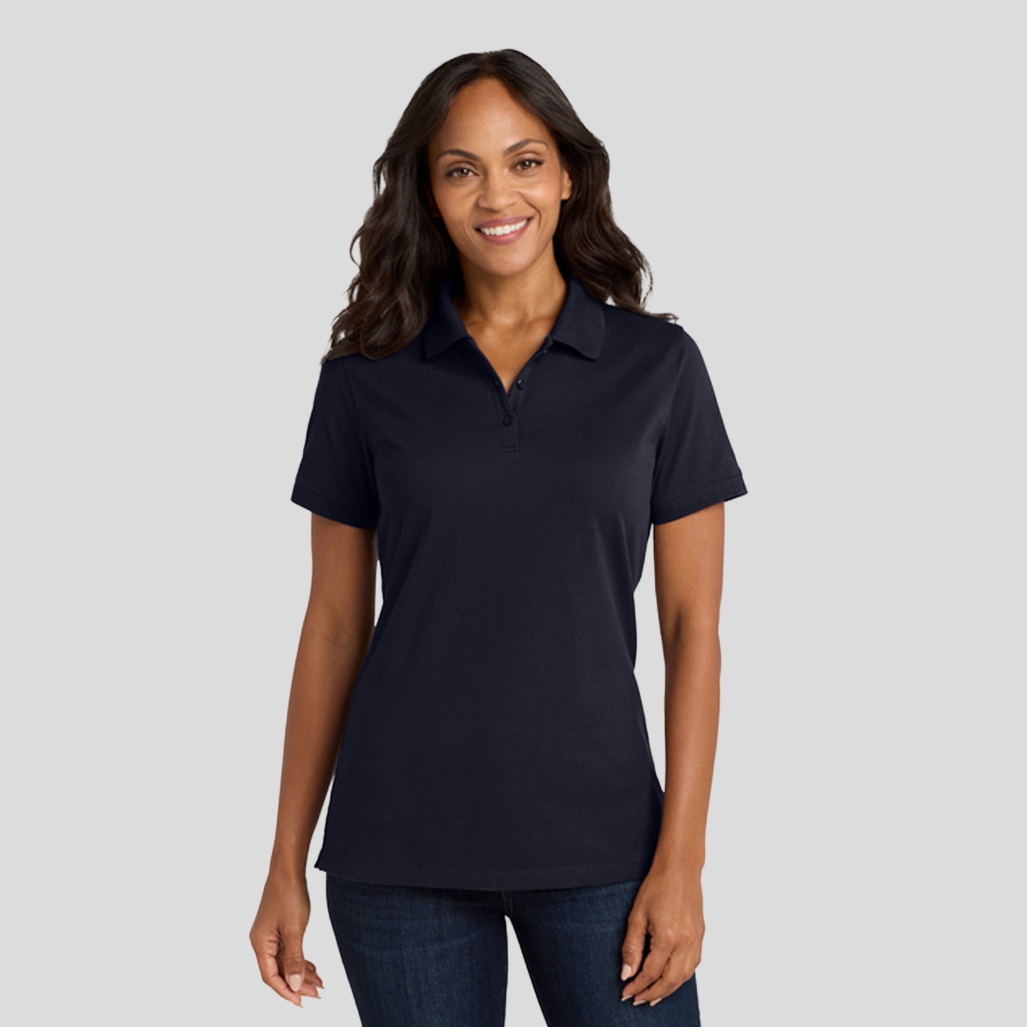 Women's EZCottonยฎ Polo | Navy