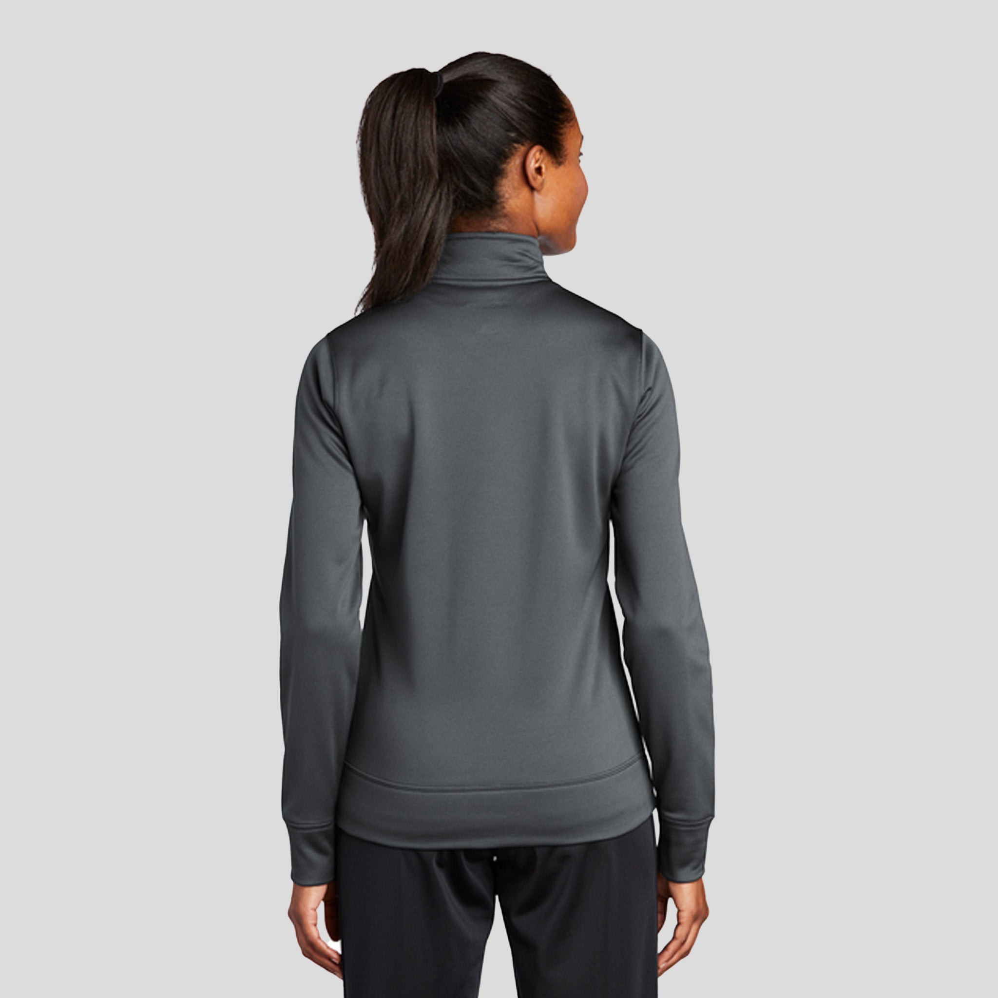 Women's Sport-Wickยฎ Fleece Full-Zip Jacket | Dark Smoke Grey