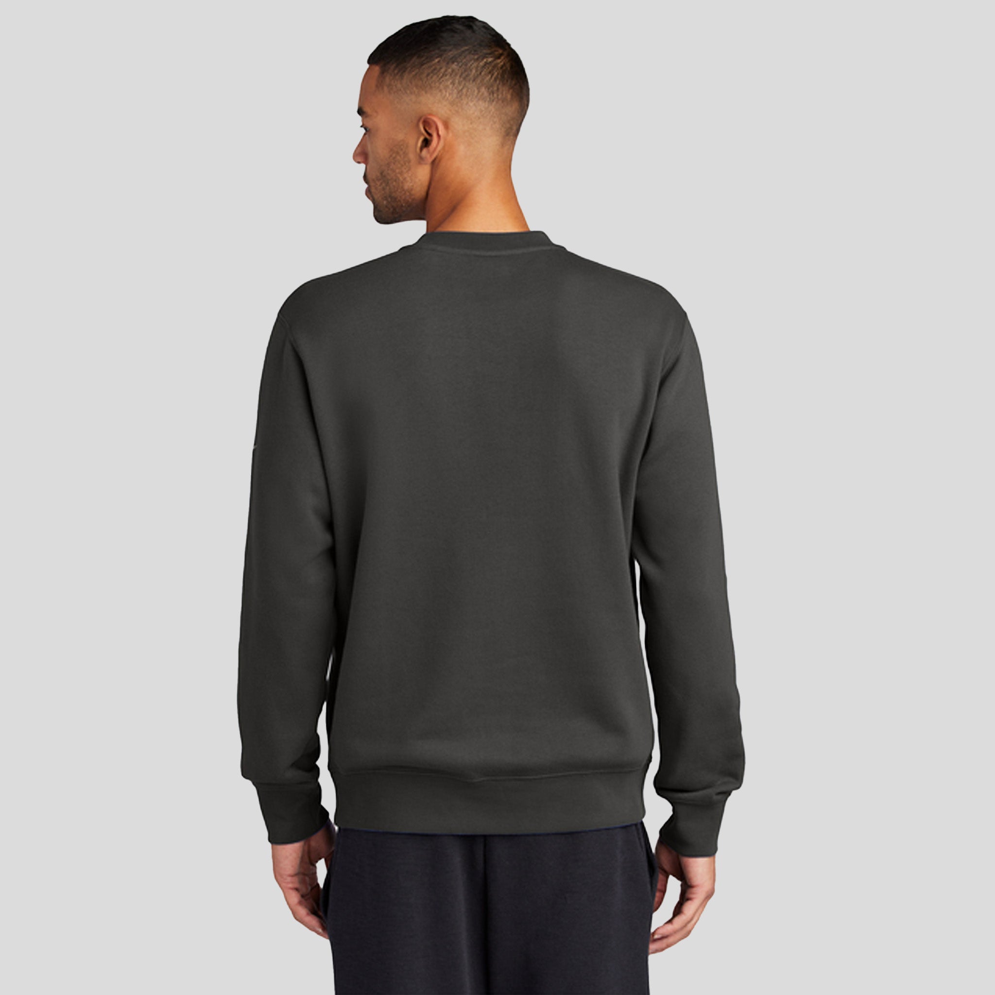 Club Fleece Sleeve Swoosh Crew | Anthracite