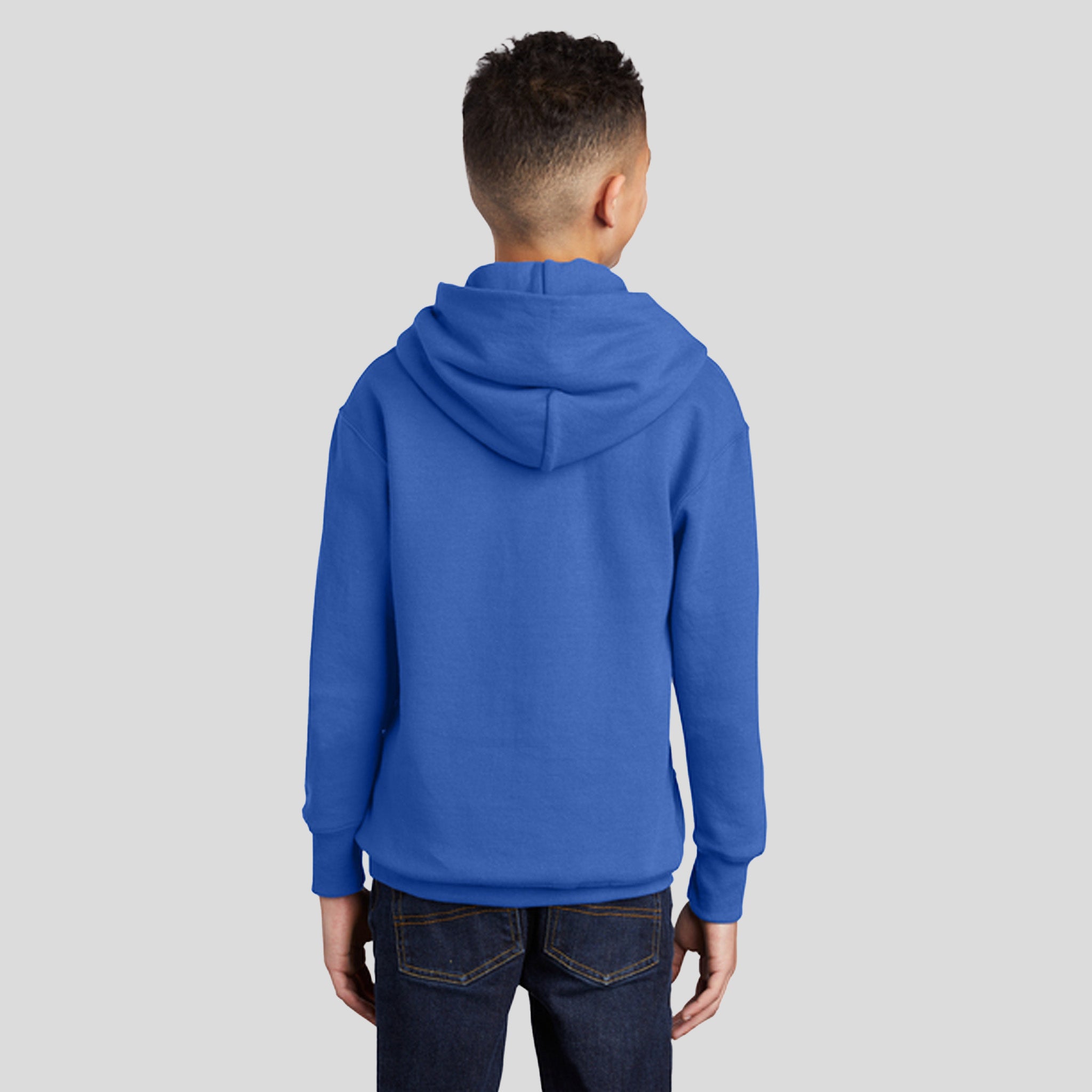 Youth Core Fleece Pullover Hooded Sweatshirt | Royal