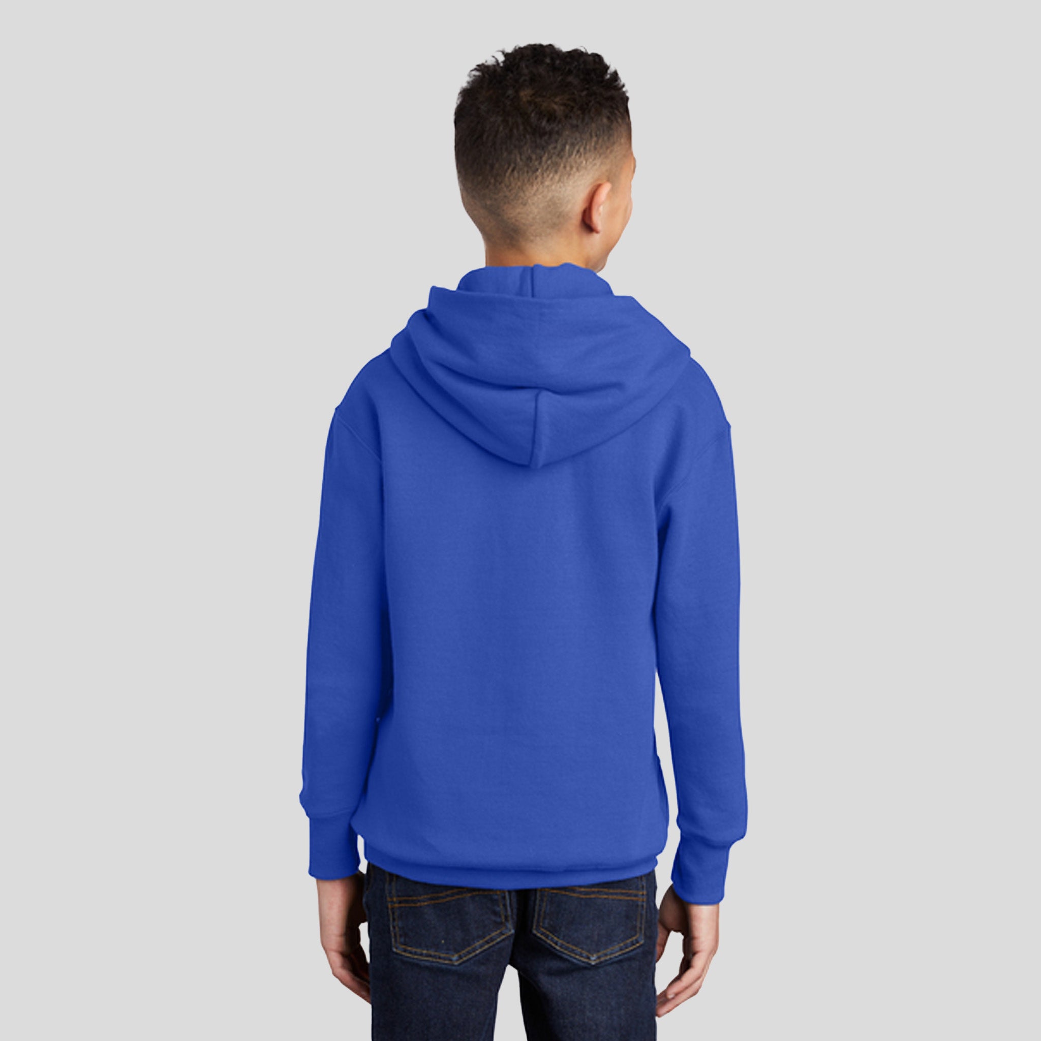 Youth Core Fleece Pullover Hooded Sweatshirt | True Royal