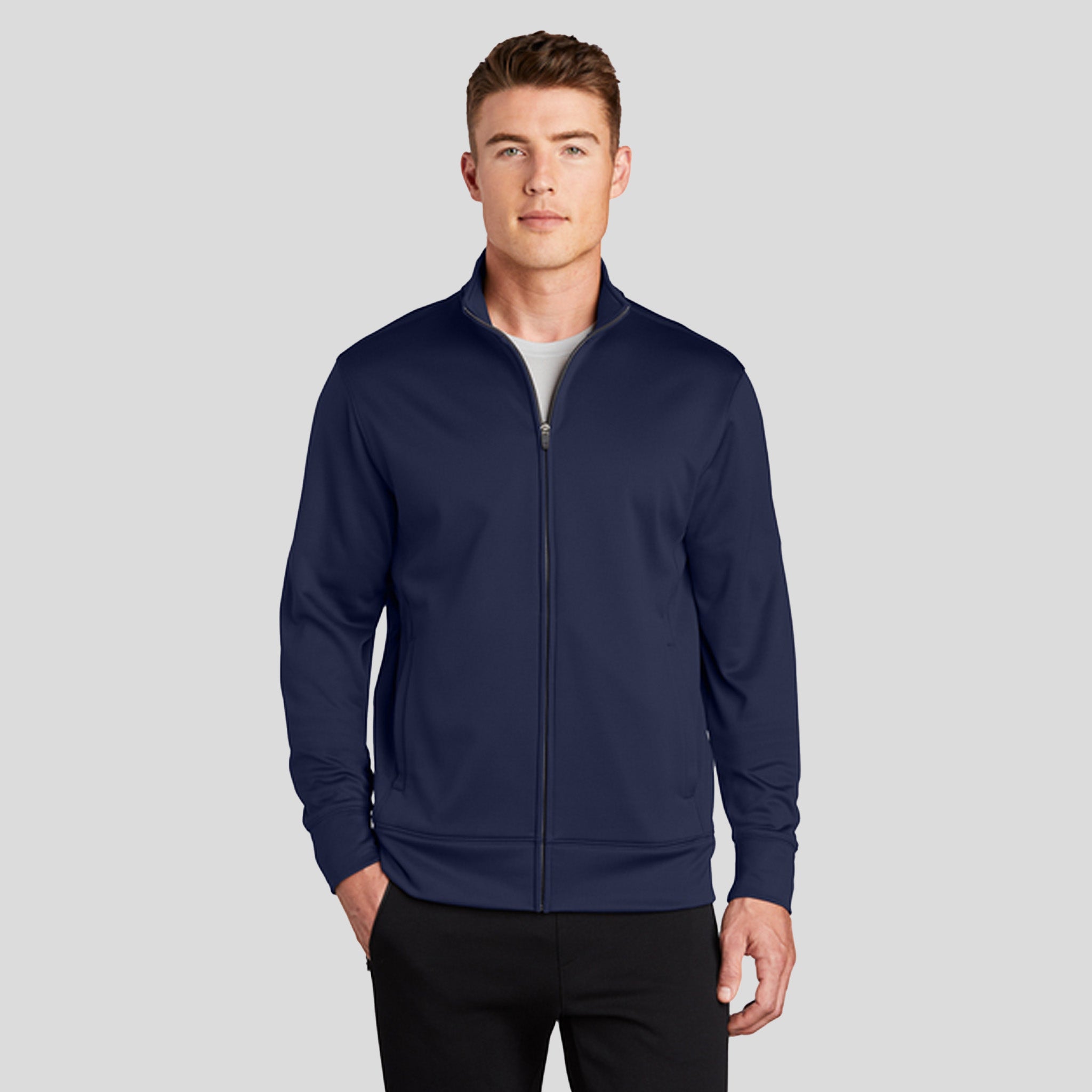 Sport-Wickยฎ Fleece Full-Zip Jacket | Navy