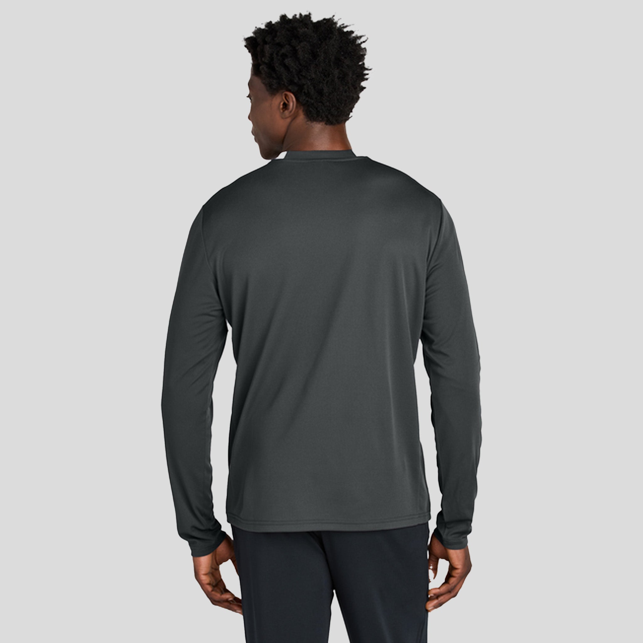 Club 1/4-Zip Pullover | Iron Grey/White