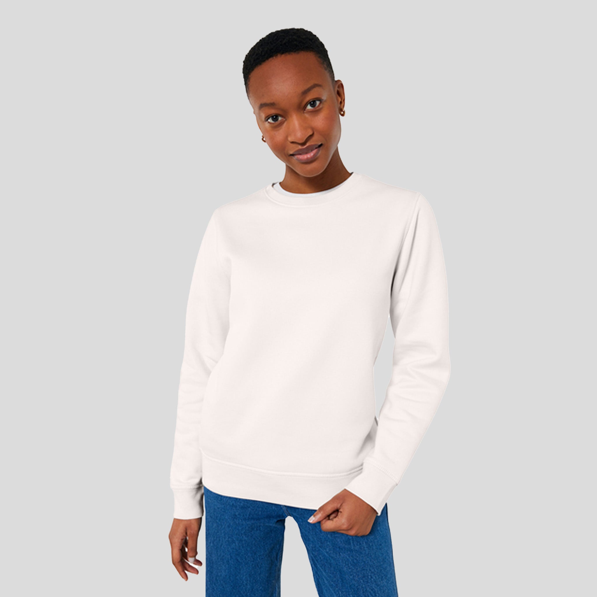 Unisex Roller Crewneck Sweatshirt | Vintage White