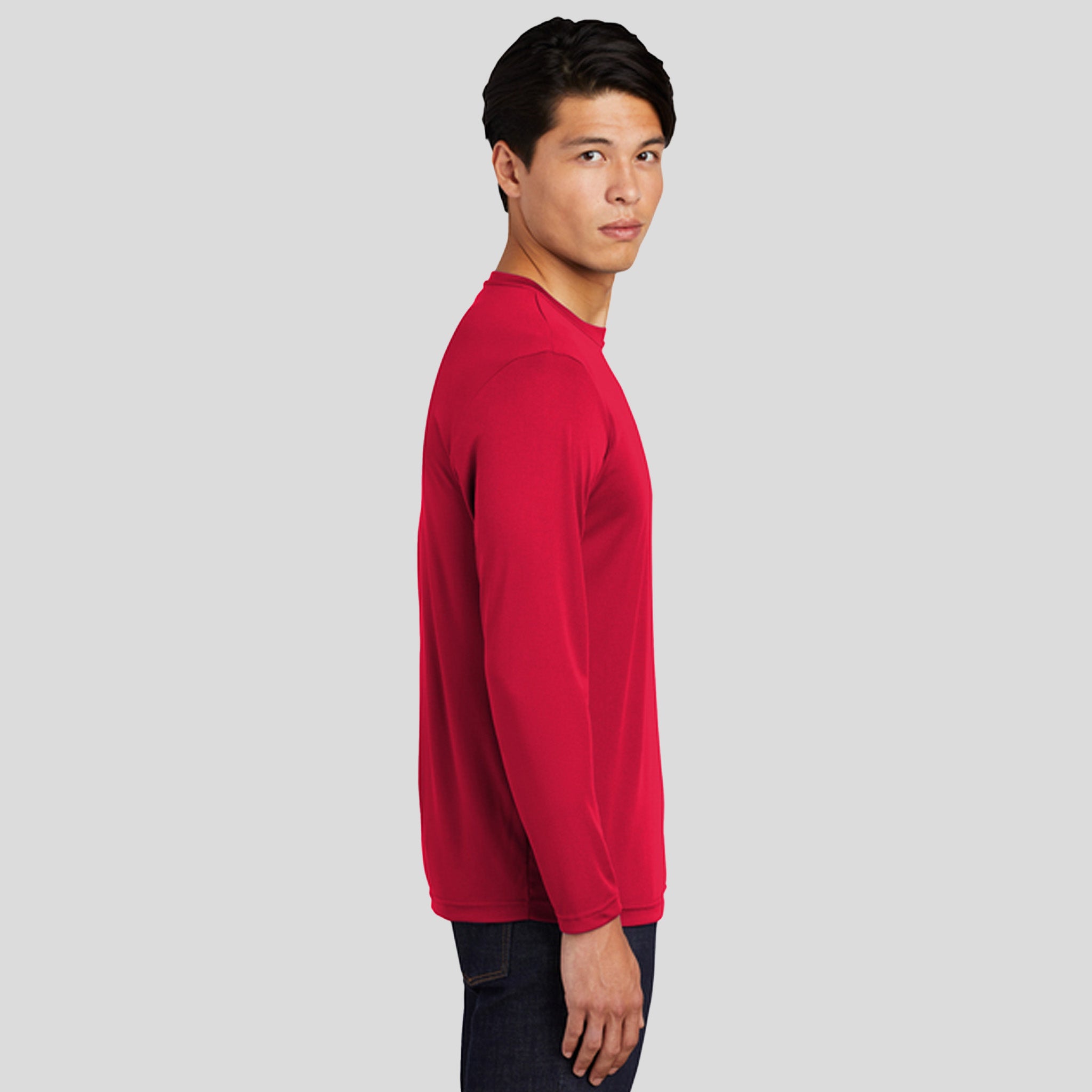Tall Long Sleeve PosiCharge® Competitor™ Tee | True Red