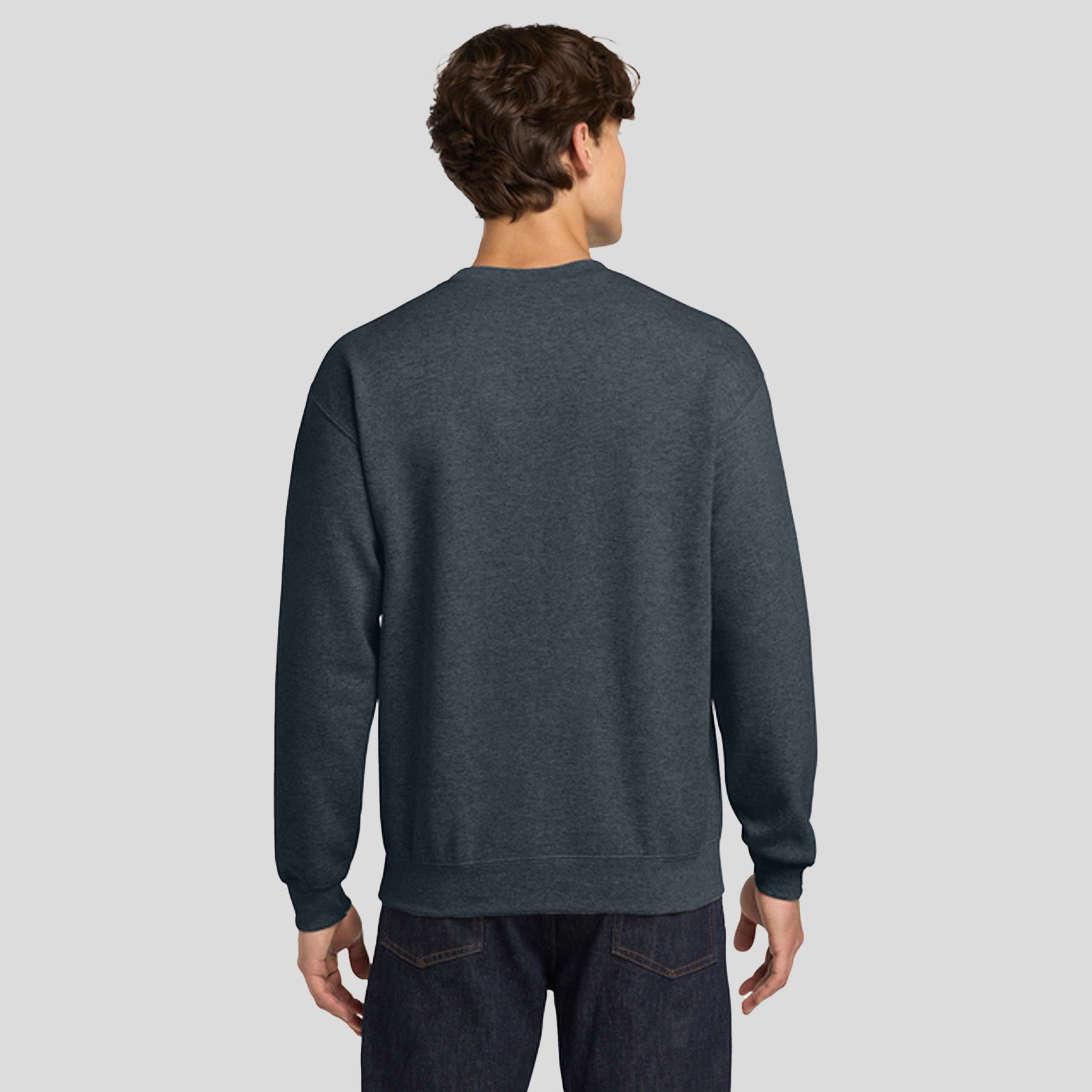 Heavy Blendβ’ Crewneck Sweatshirt | Dark Heather