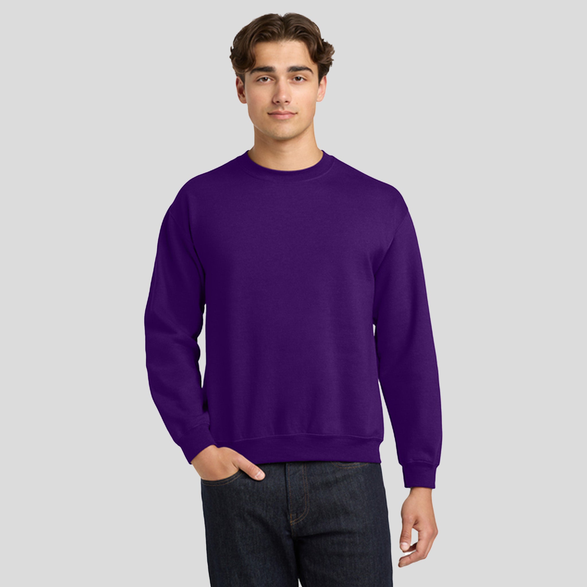 Heavy Blendβ’ Crewneck Sweatshirt | Purple