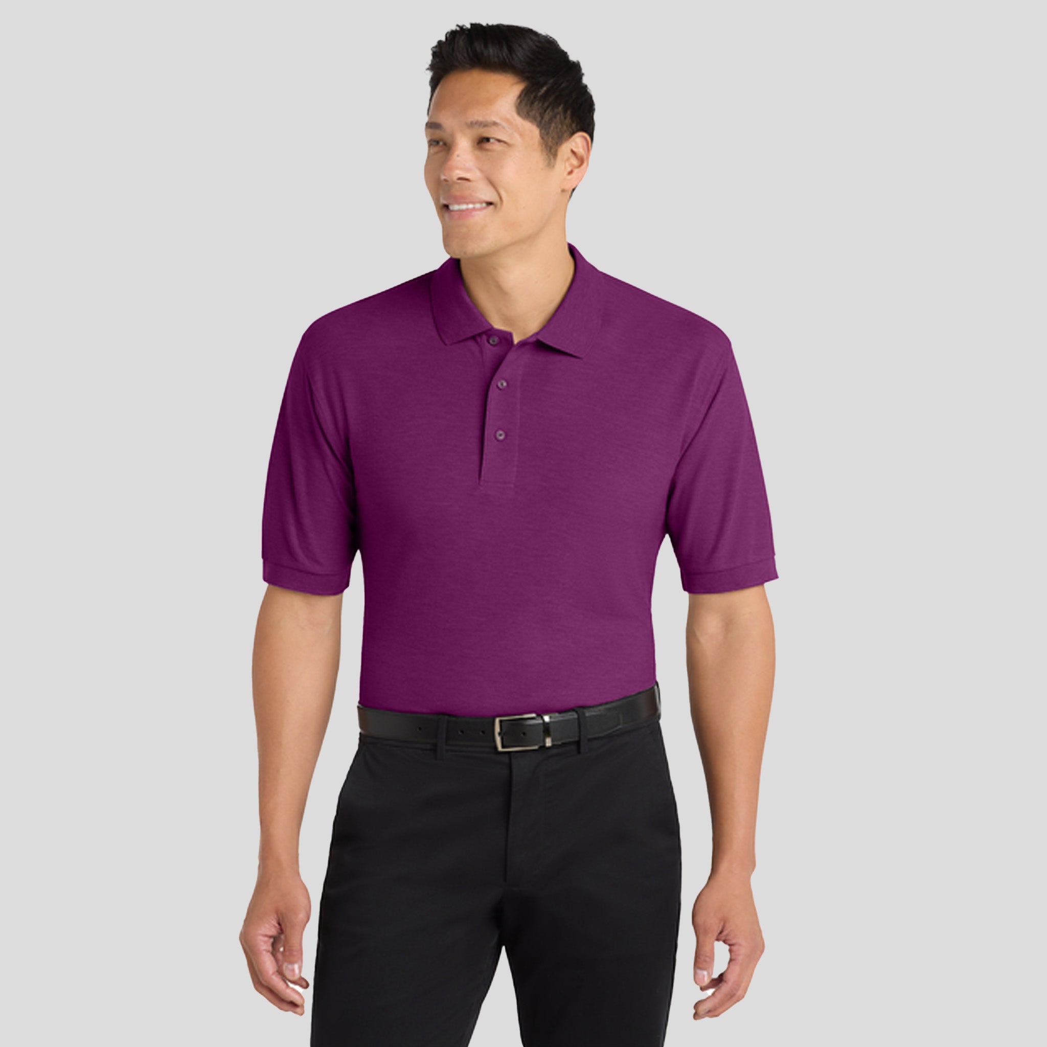 Silk Touchβ’ Polo | Deep Berry