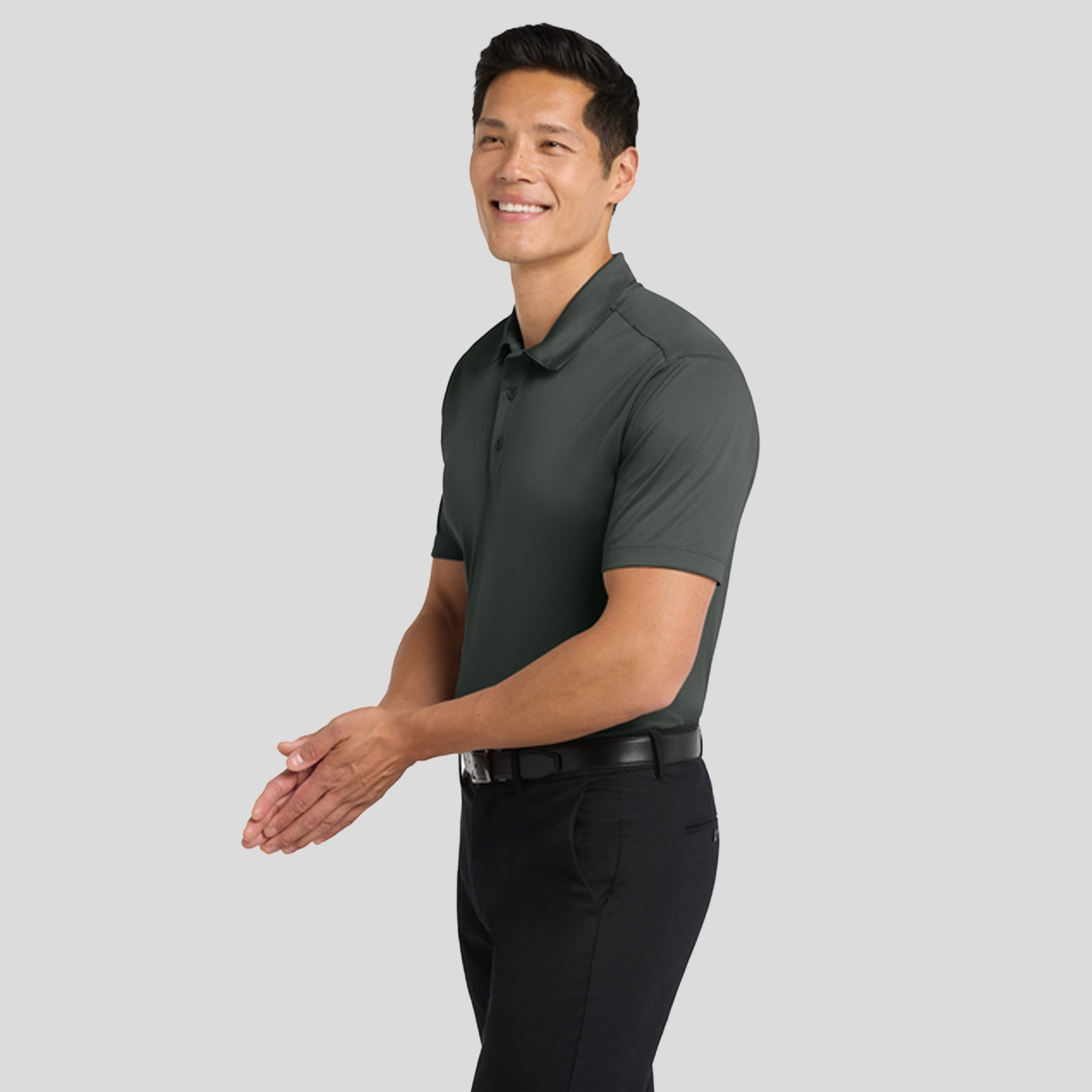 Men's Silk Touchโข Performance Polo | Steel Grey
