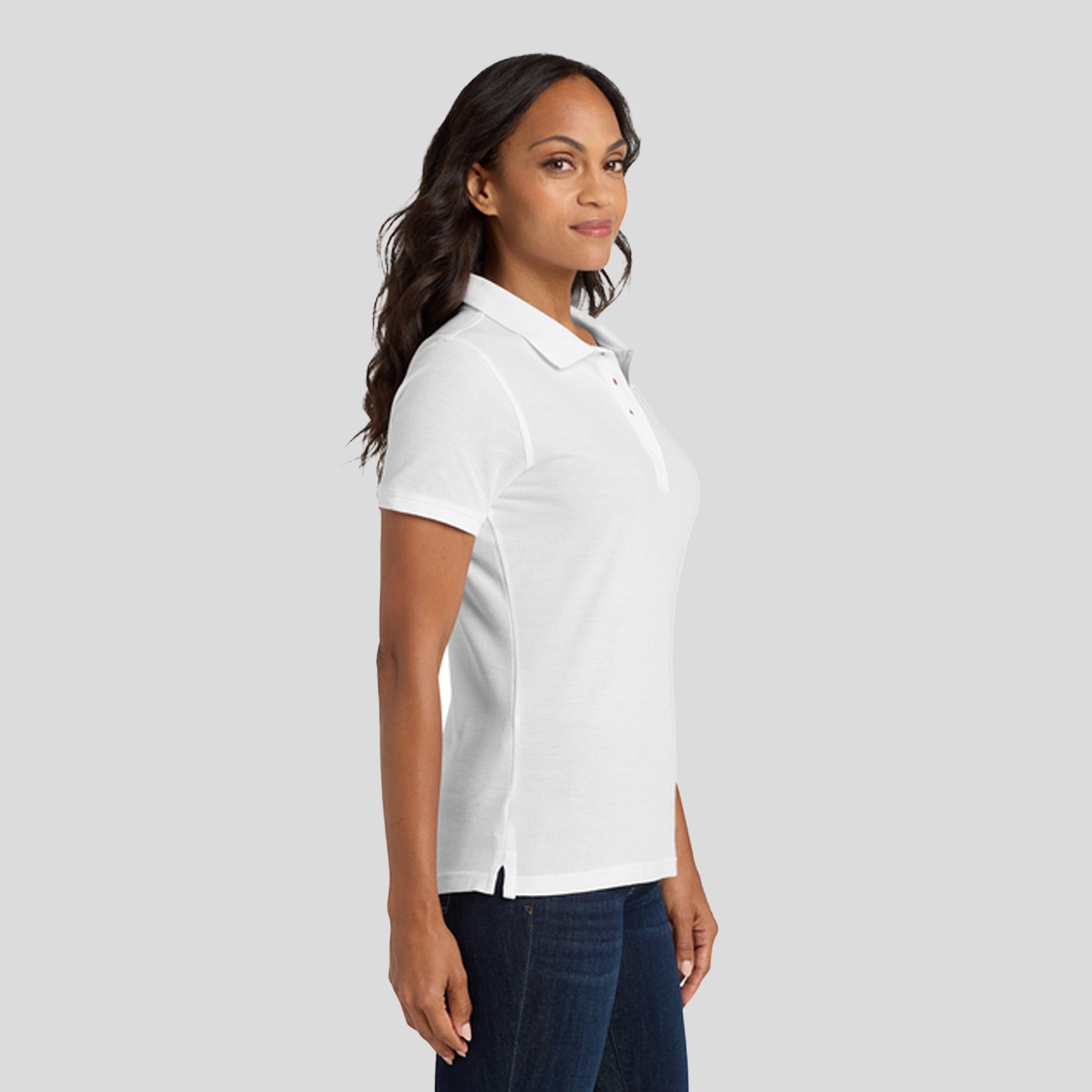 Women's Core Classic Pique Polo | White