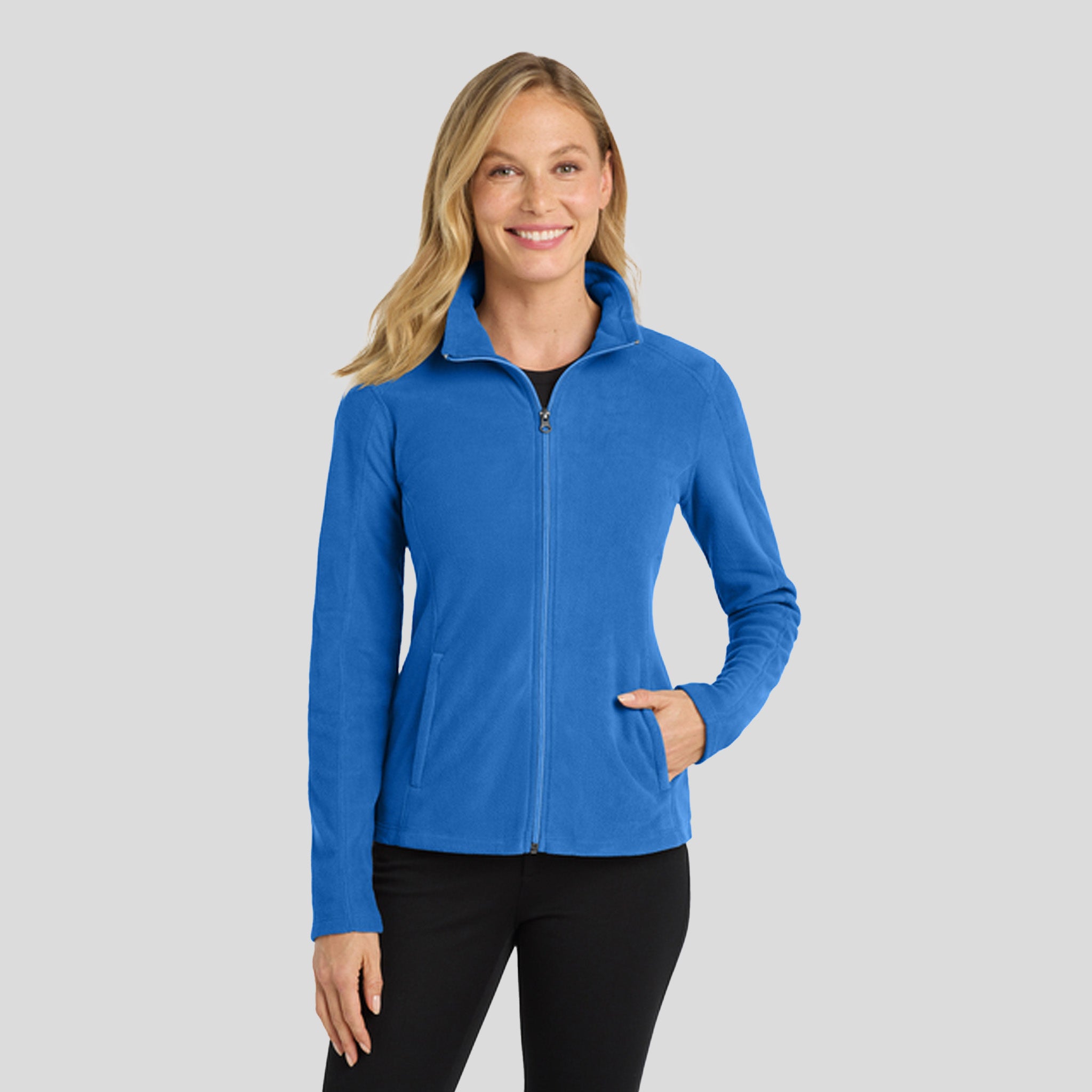 Women's Microfleece Jacket | Light Royal