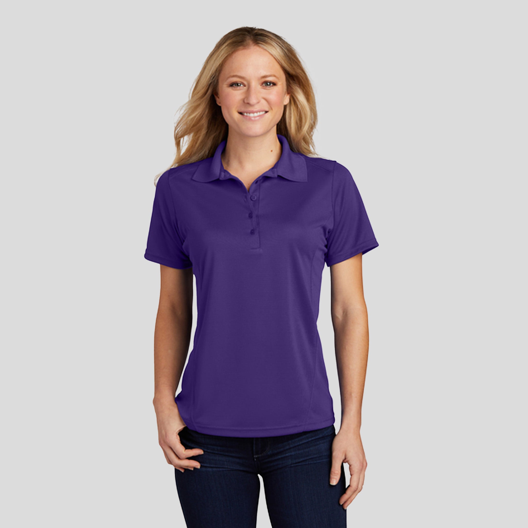 Women's Dry Zoneยฎ Raglan Accent Polo | Purple