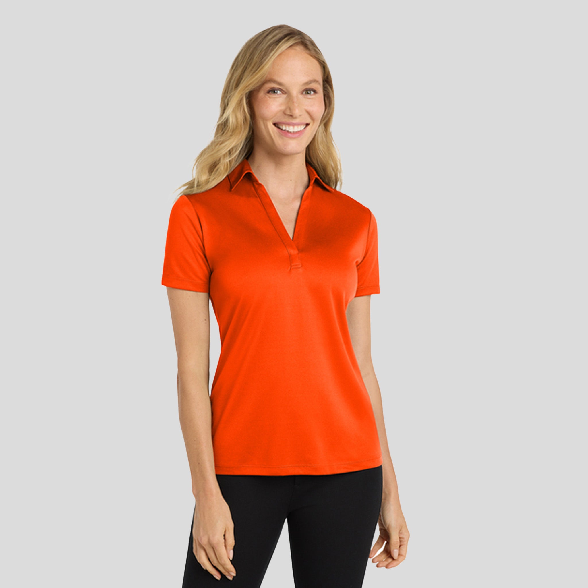 Women's Silk Touchโข Performance Polo | Neon Orange