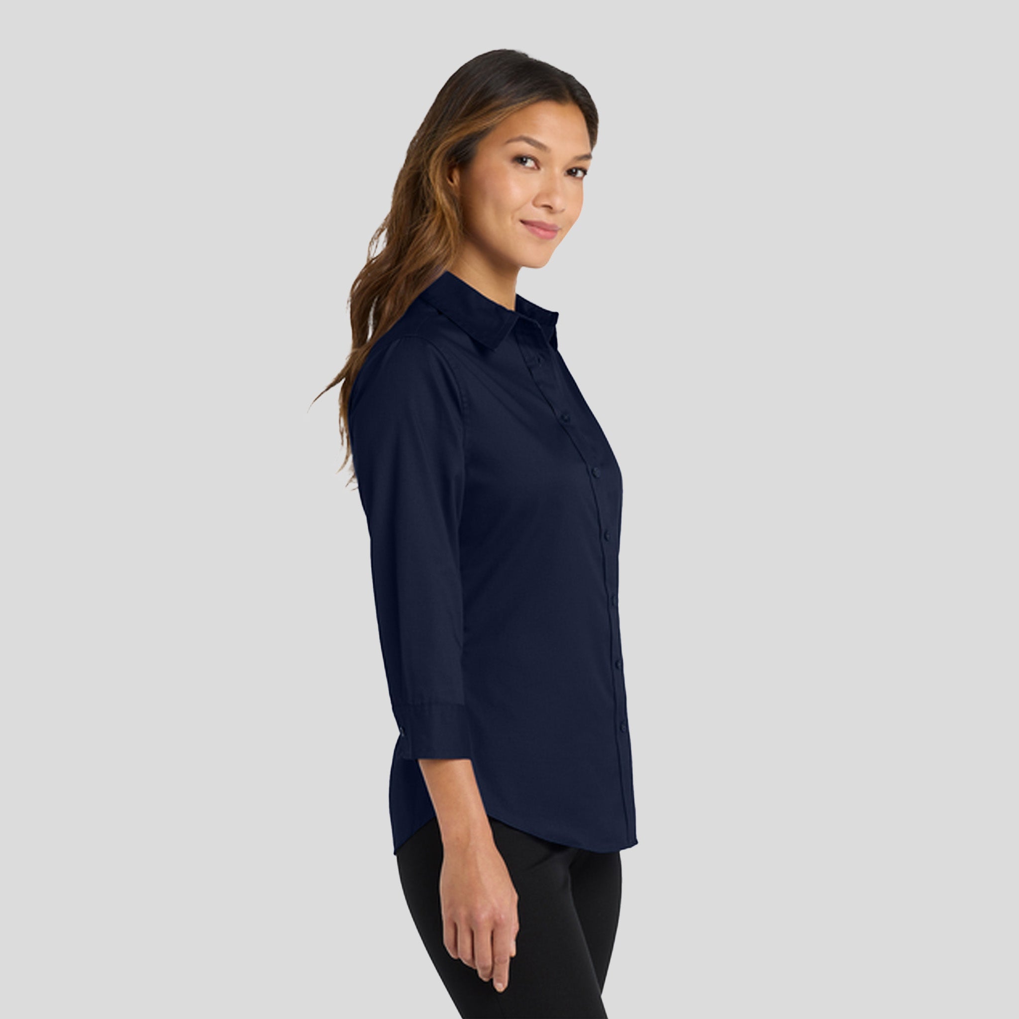Women's 3/4-Sleeve Easy Care Shirt | Navy