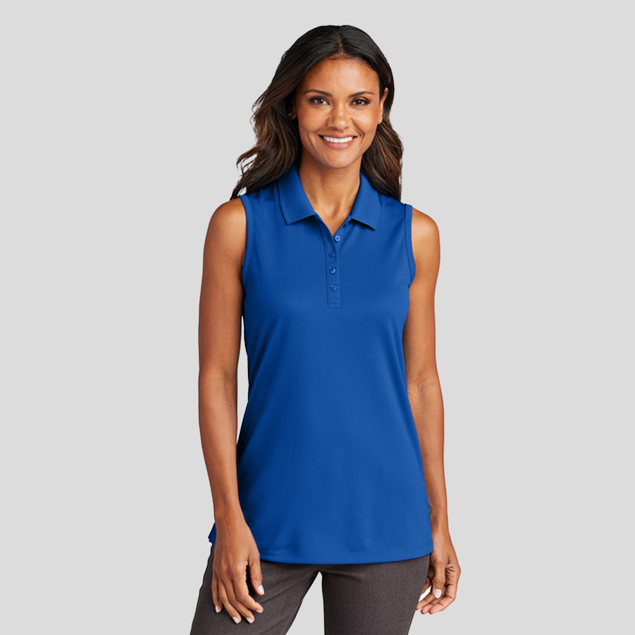 Women's Dry Zoneยฎ UV Micro-Mesh Sleeveless Polo | True Royal