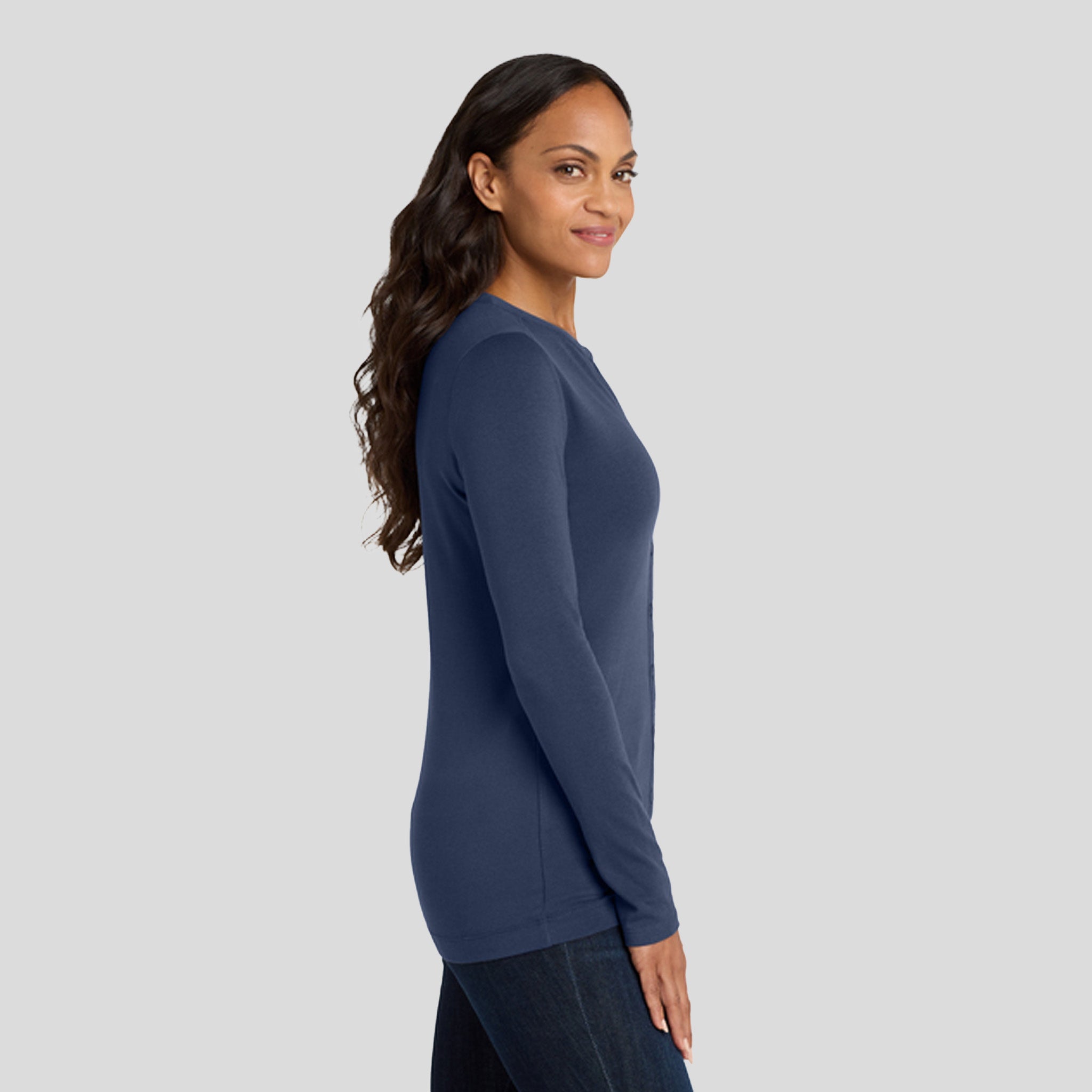 Women's Concept Stretch Button-Front Cardigan | Navy