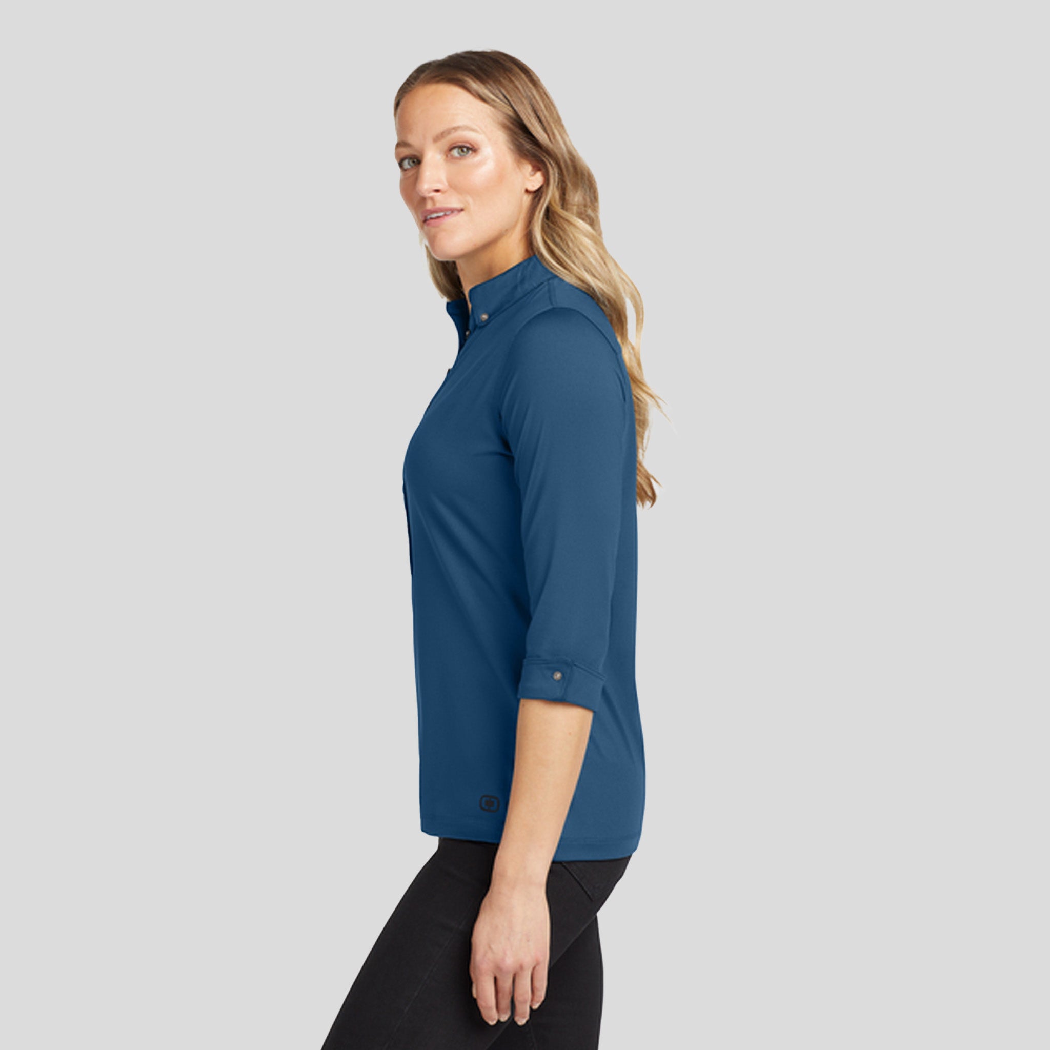 Women's Gauge Polo | Blue Indigo