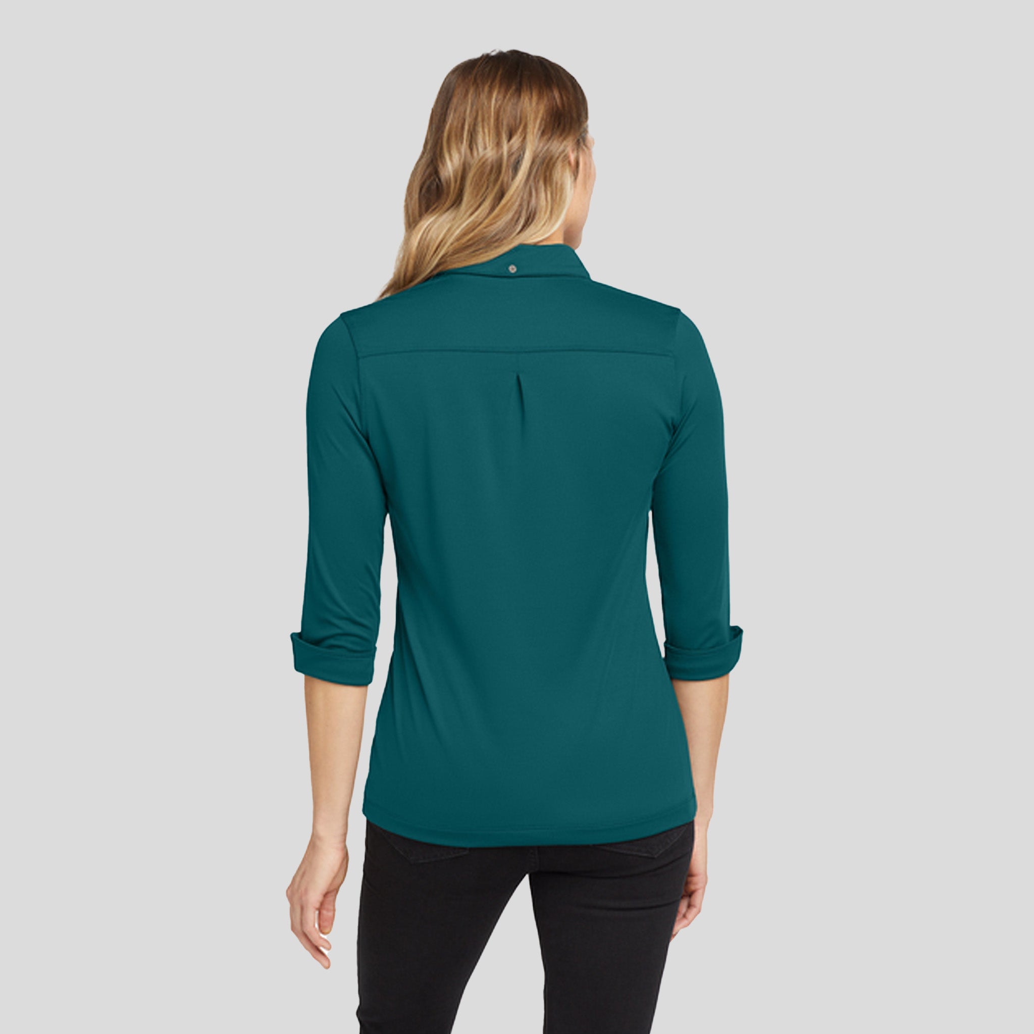 Women's Gauge Polo | Teal Throttle