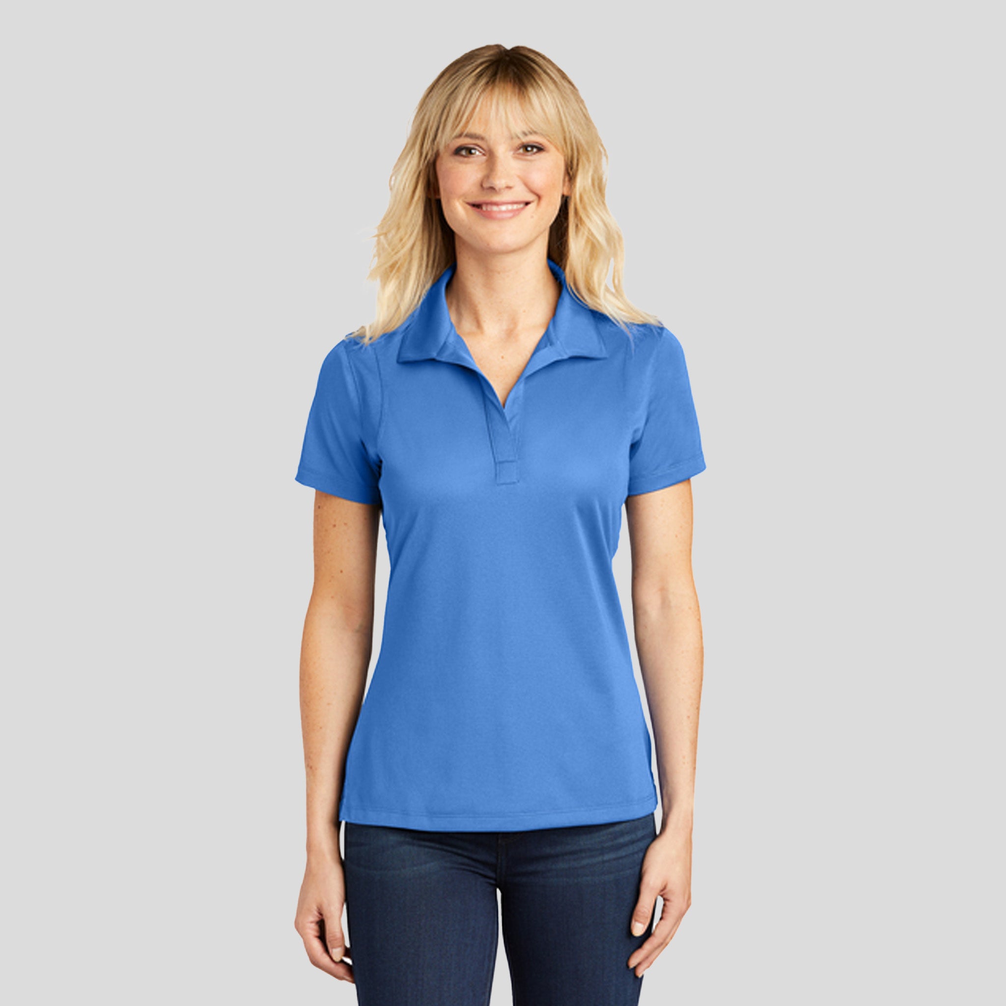 Women's Micropique Sport-Wickยฎ Polo | Blue Lake