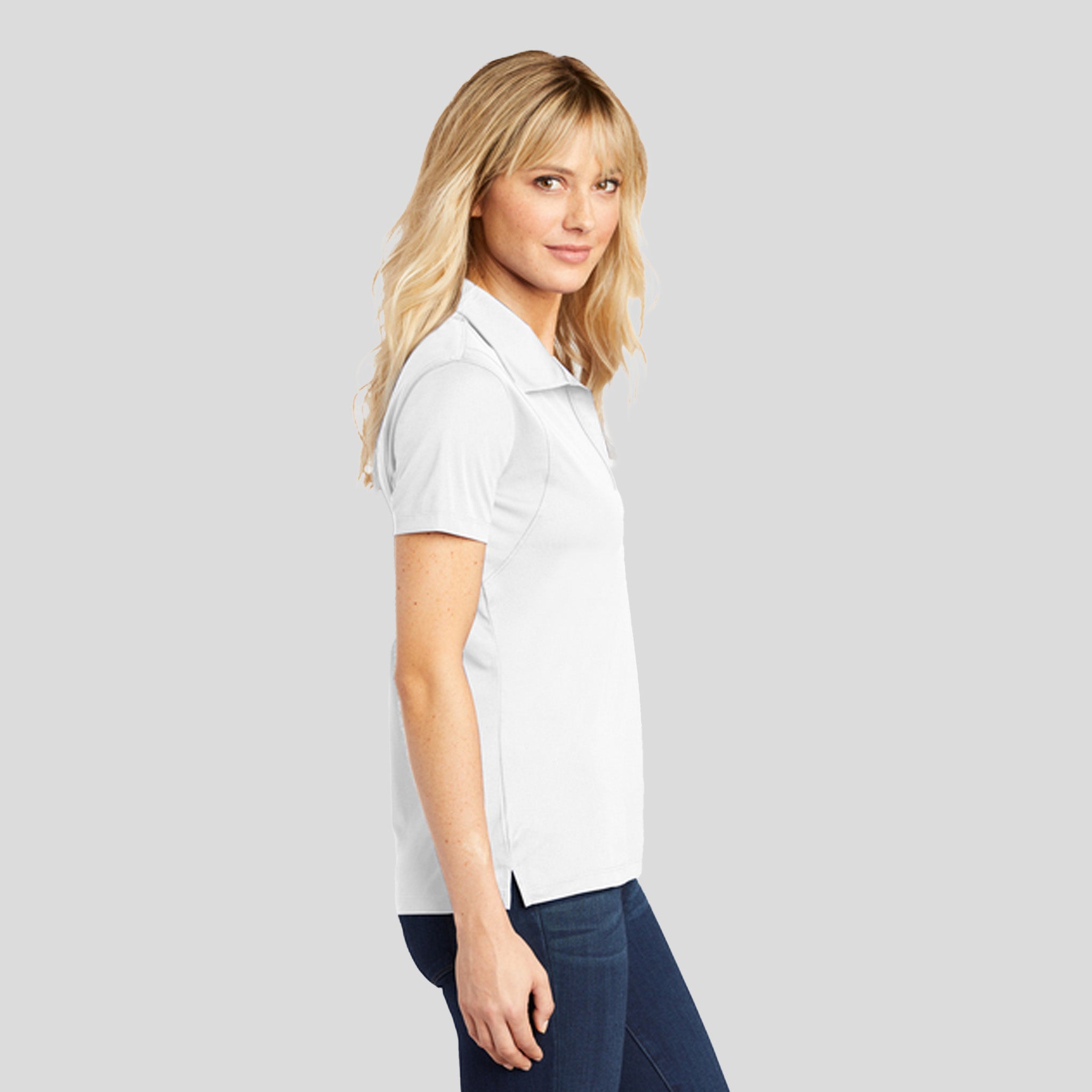 Women's Micropique Sport-Wickยฎ Polo | White