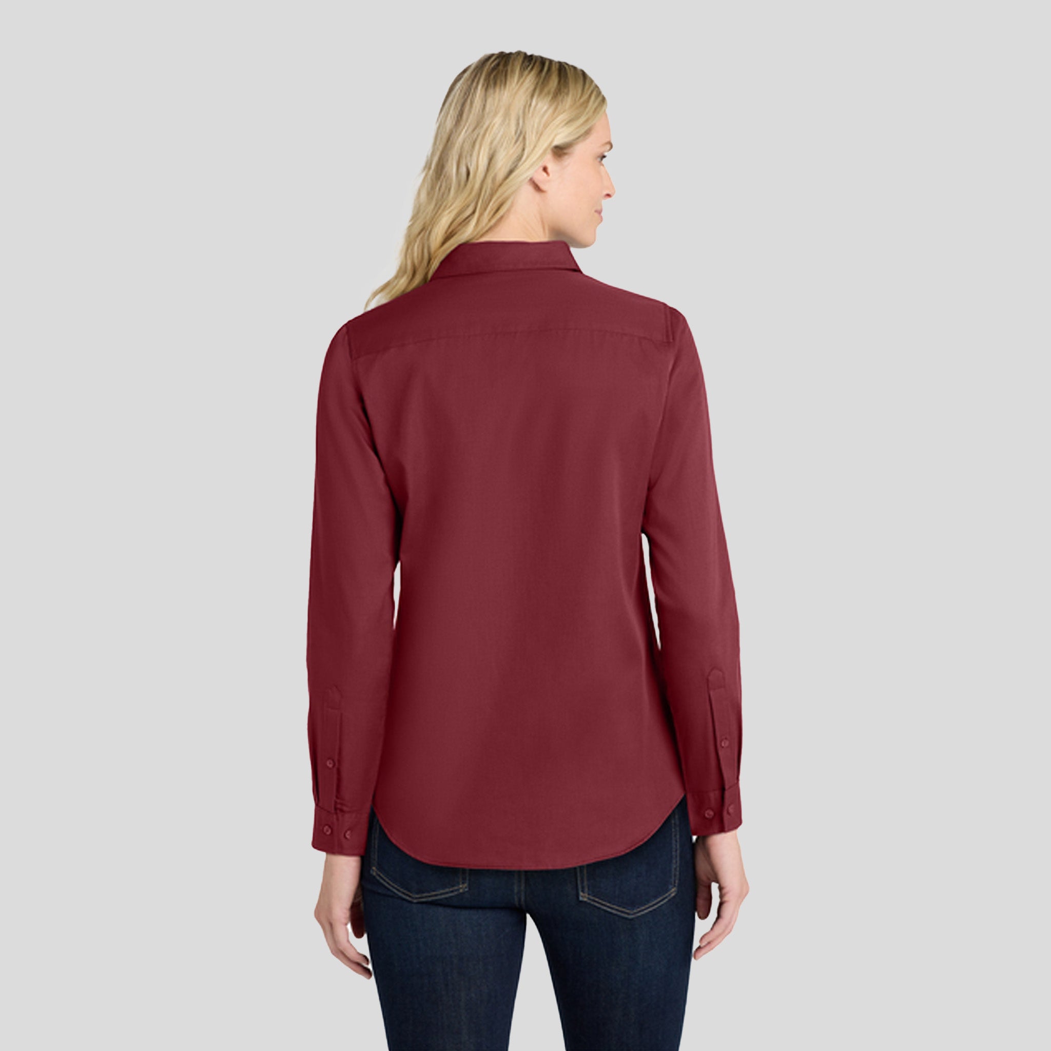 Women's Long Sleeve SuperPro React β’ | Burgundy