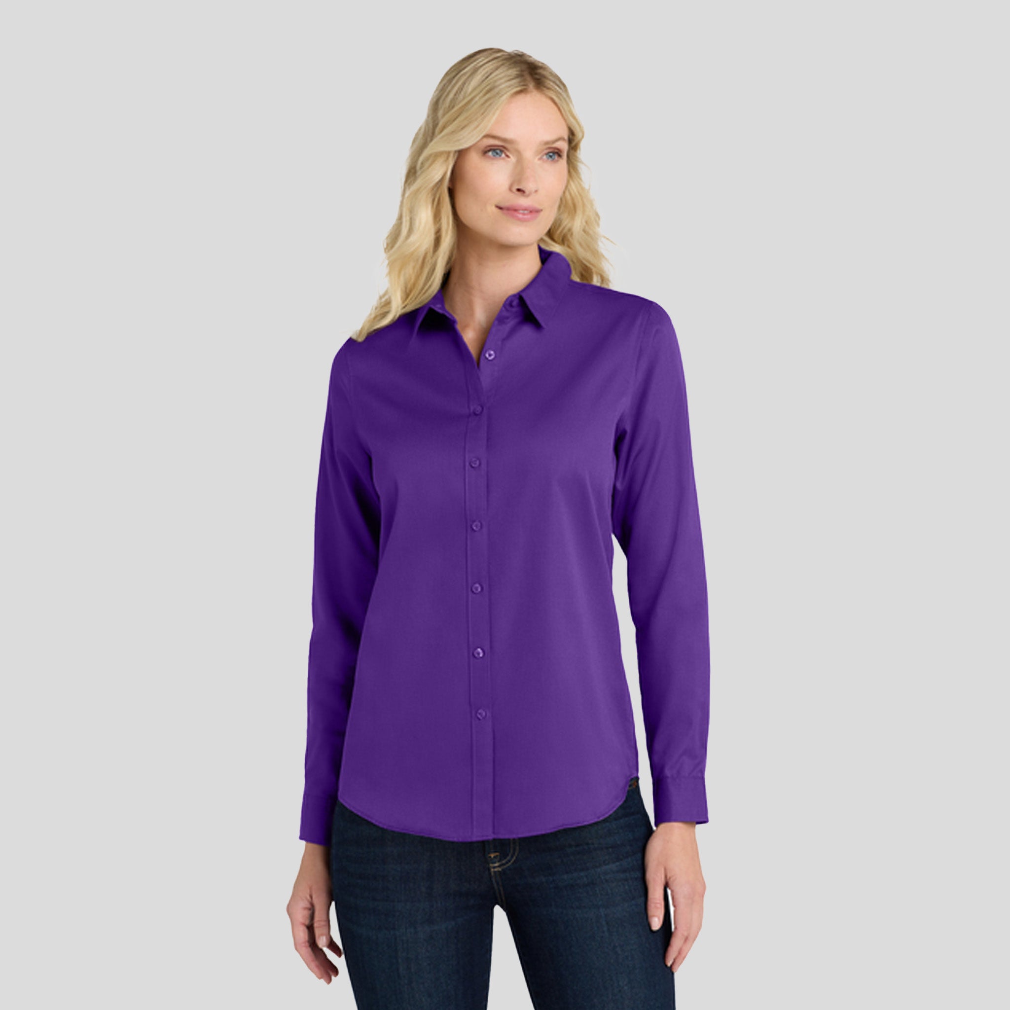 Women's Long Sleeve SuperPro React β’ | Purple