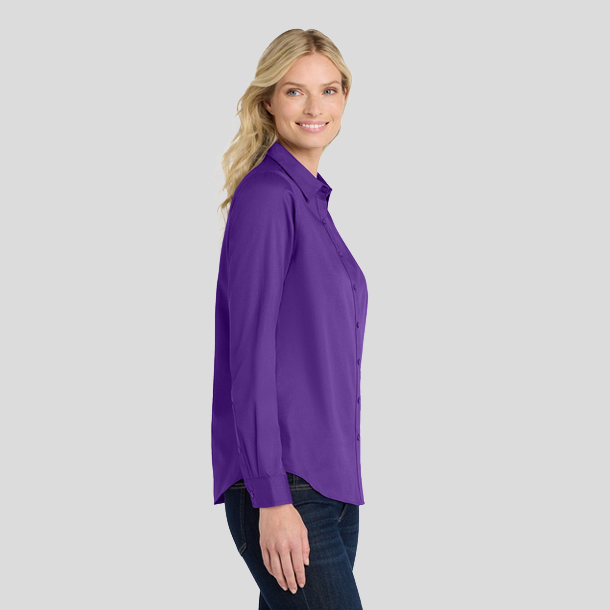 Women's Long Sleeve SuperPro React β’ | Purple